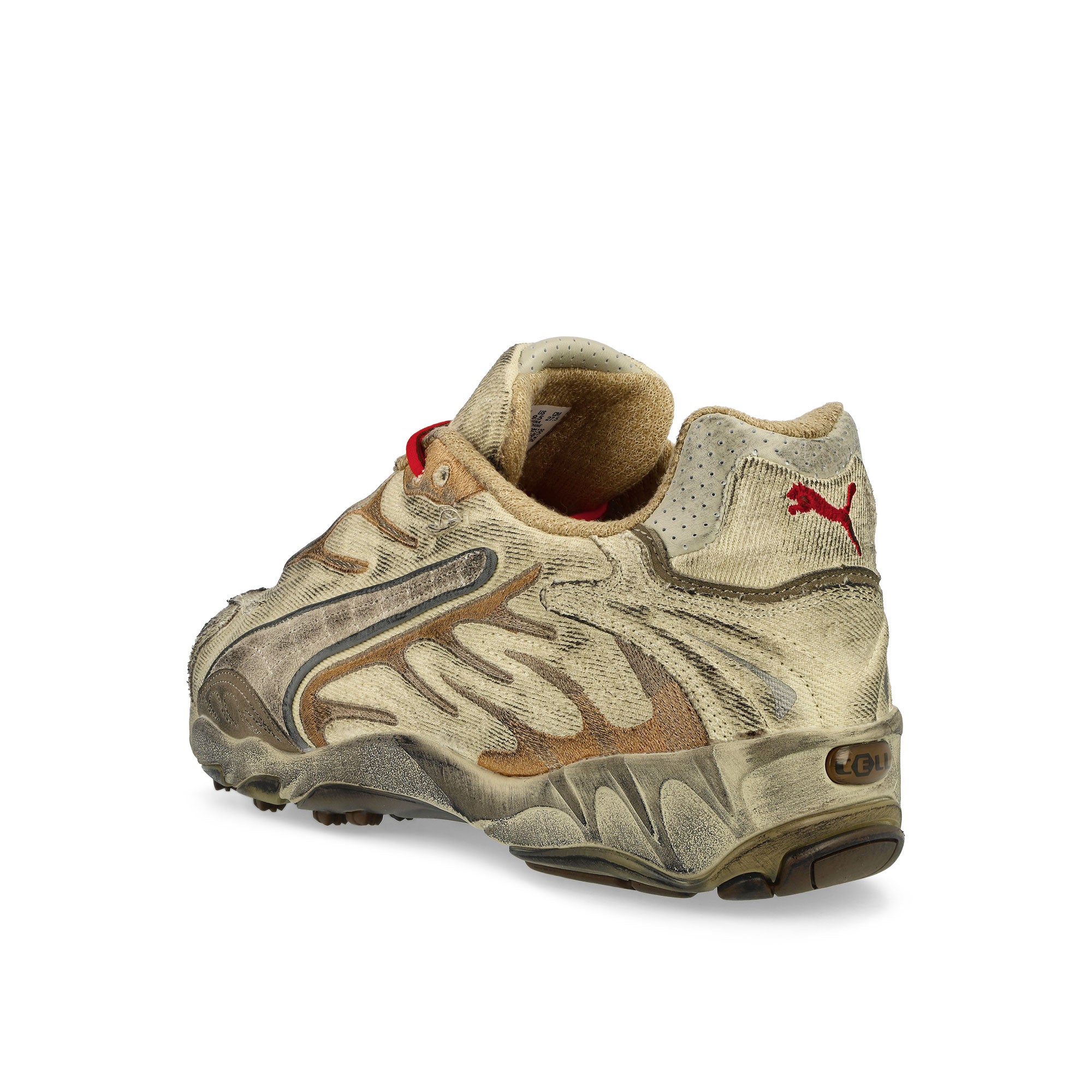 Puma Inhale Distressed Alpine Snow - Puma Silver Low Top Sneakers Material | Overkill