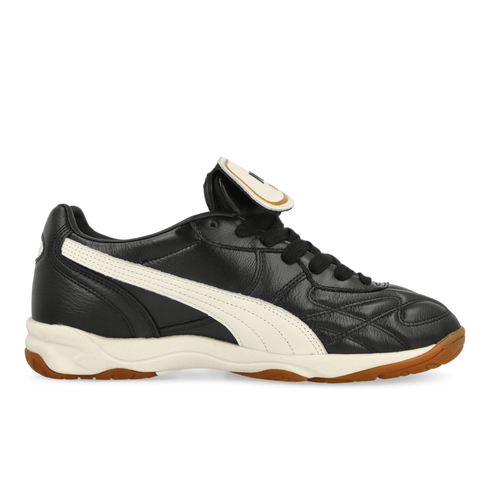 Puma King Indoor Puma Black - Warm White Low Top Sneakers Silhouette | Overkill