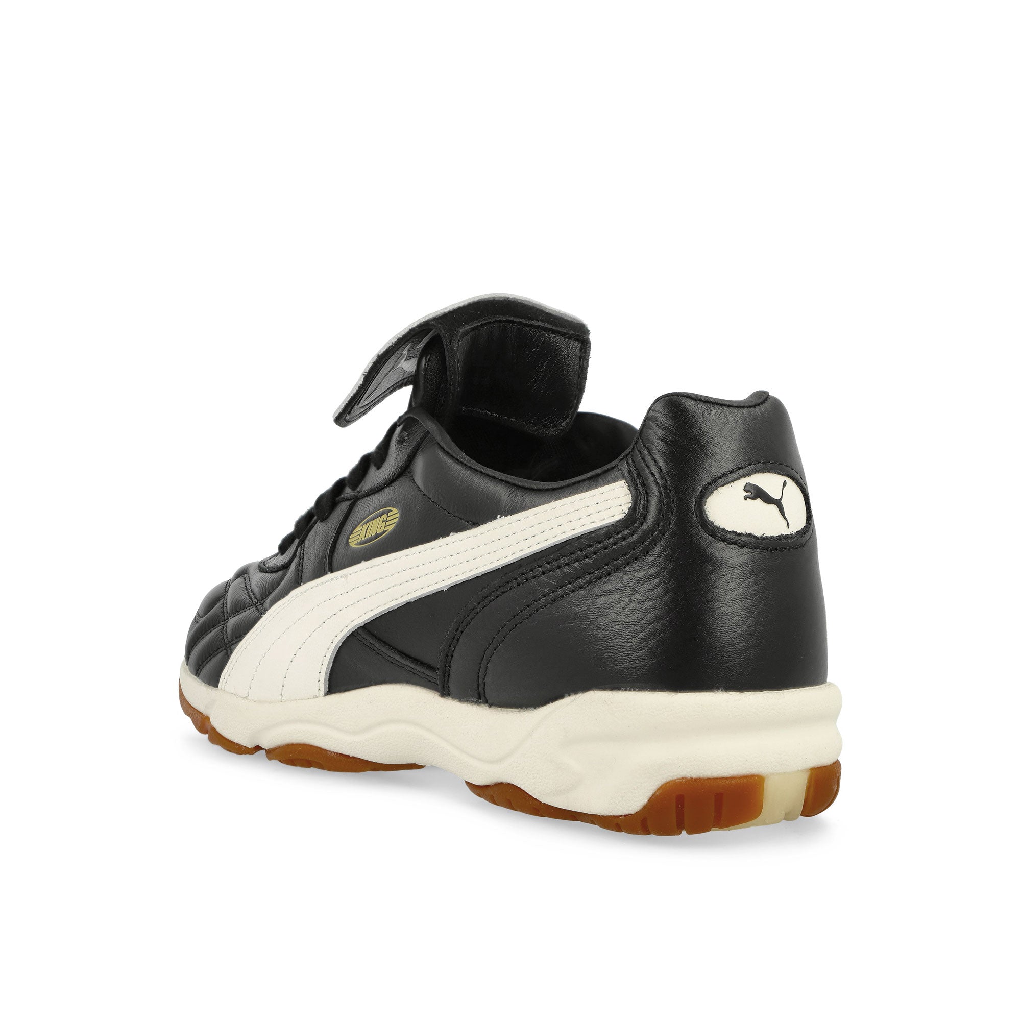 Puma King Indoor Puma Black - Warm White Low Top Sneakers Material | Overkill