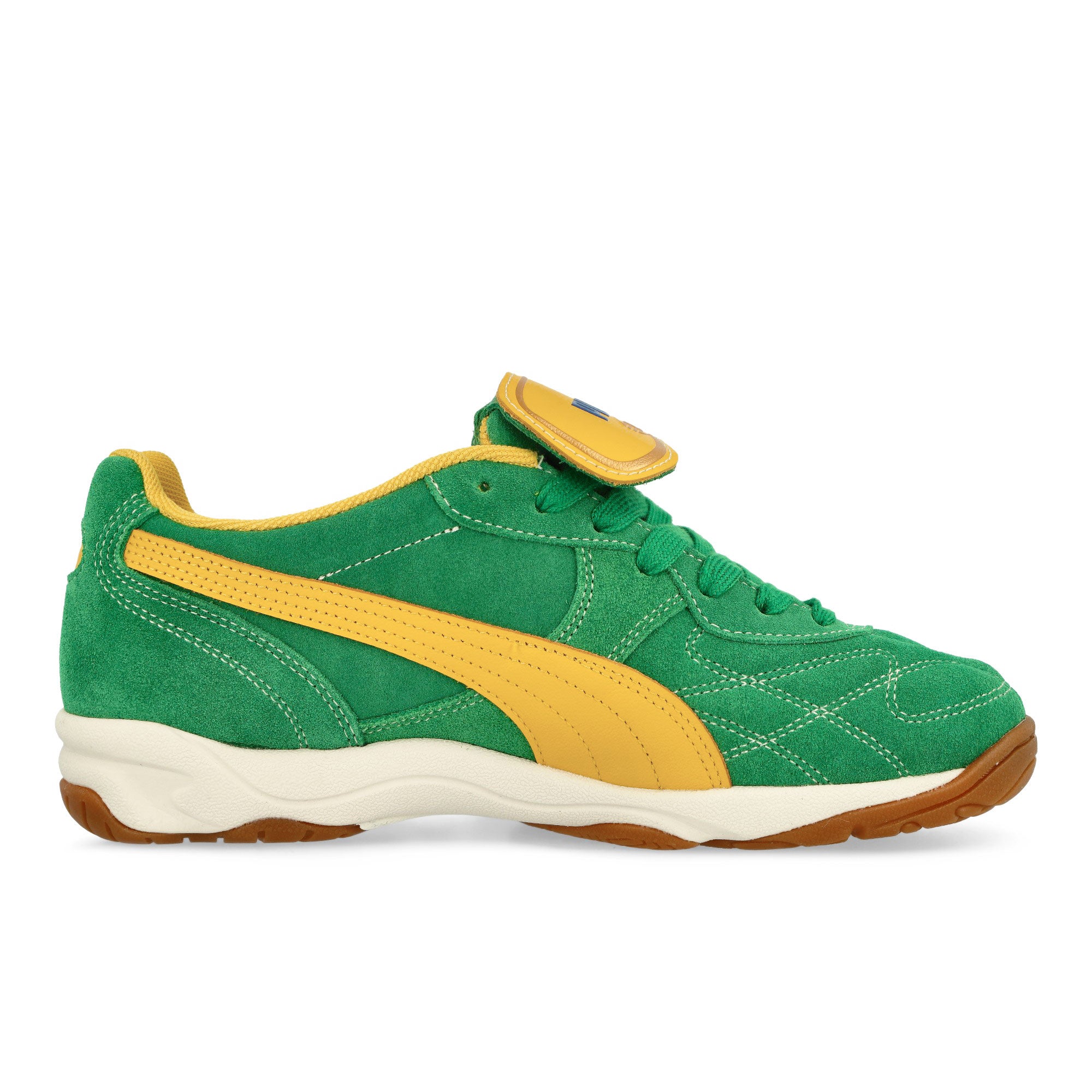 Puma King Indoor Royalty Archive Green / Yellow Sizzle Low Top Sneakers Silhouette | Overkill