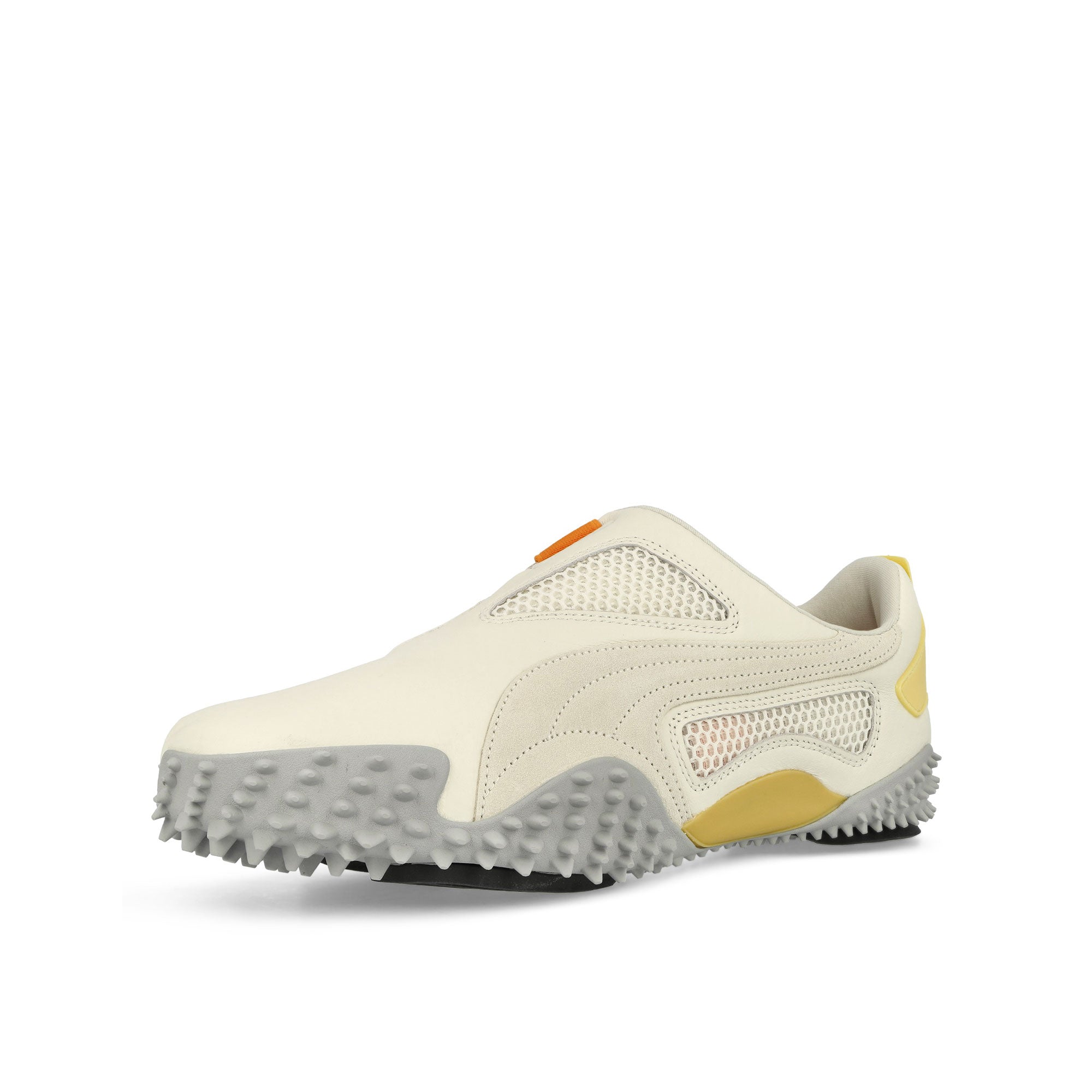 Puma Ur Mostro Communication Warm White / Light Straw Low Top Sneakers Close Up | Overkill