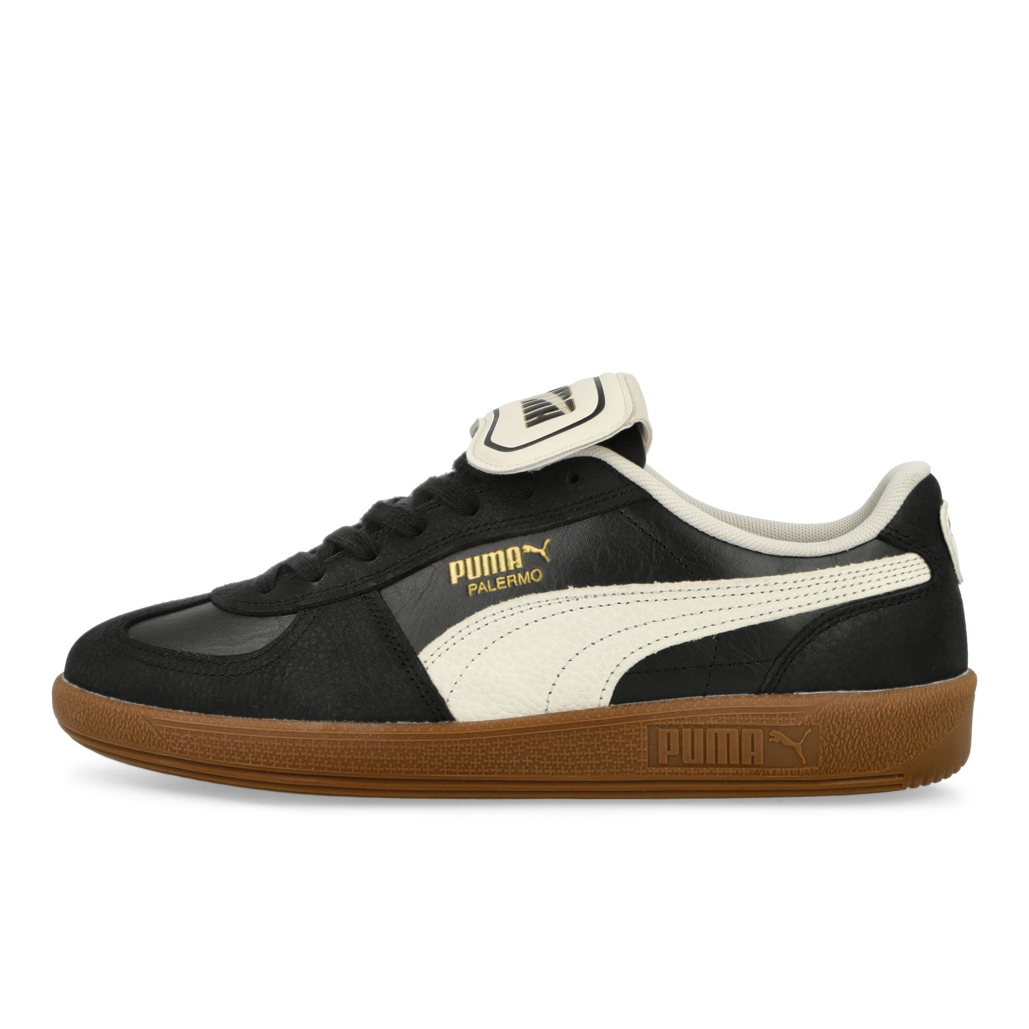 Puma Palermo Premium Puma Black - Warm White Low Top Sneakers 401744 02 | Overkill