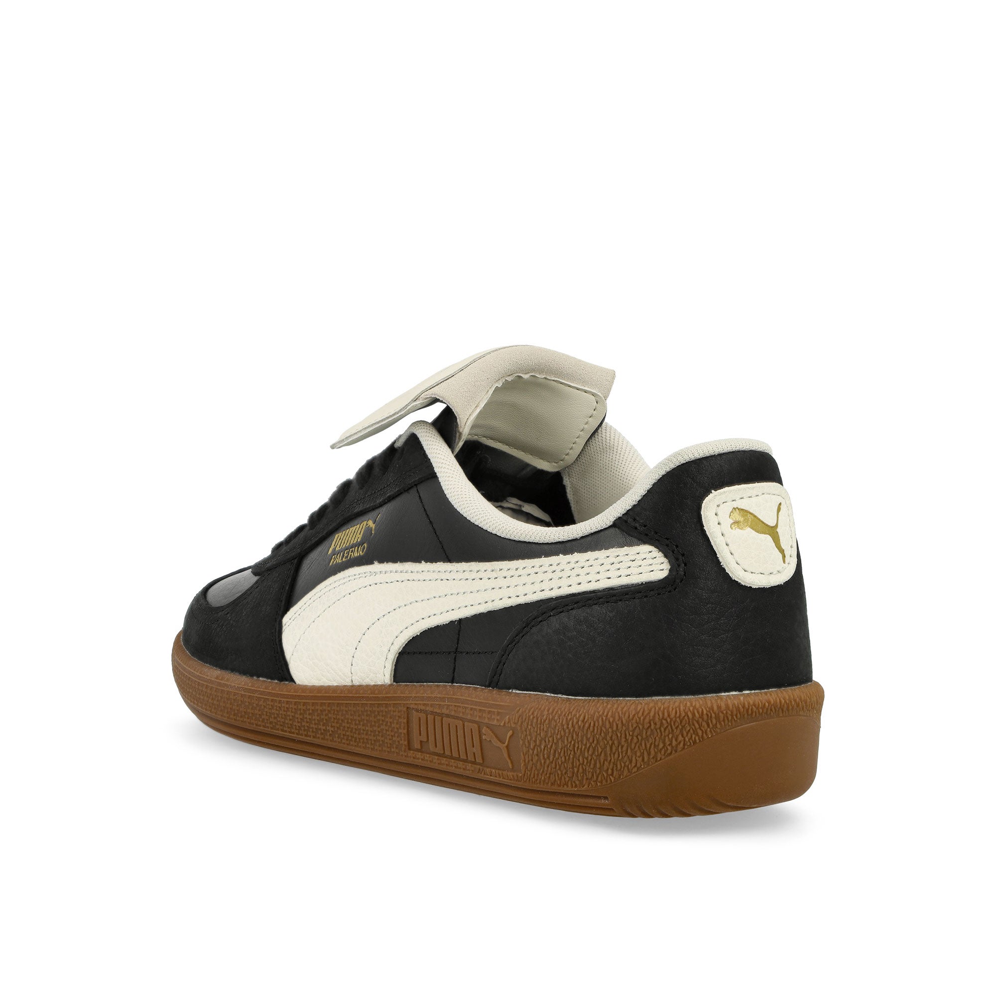 Puma Palermo Premium Puma Black - Warm White Low Top Sneakers Material | Overkill