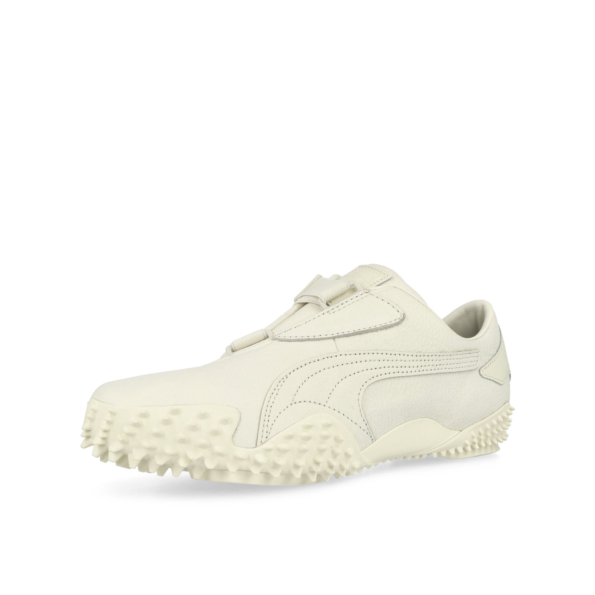 Puma Mostro Leather Frosted Ivory Low Top Sneakers Close Up | Overkill