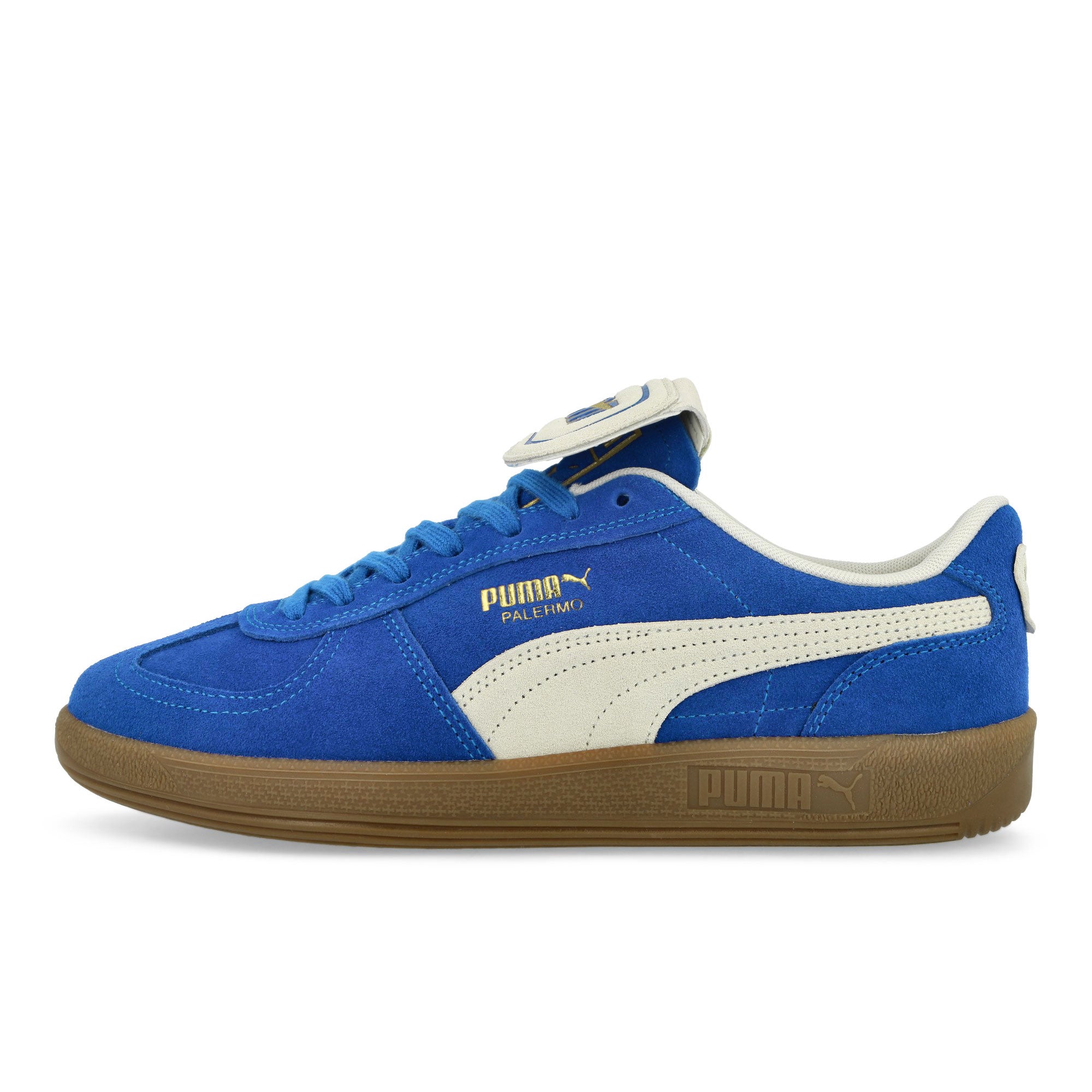 Puma Palermo Premium Suede Vivid Blue - Warm White Low Top Sneakers 402350 01 | Overkill