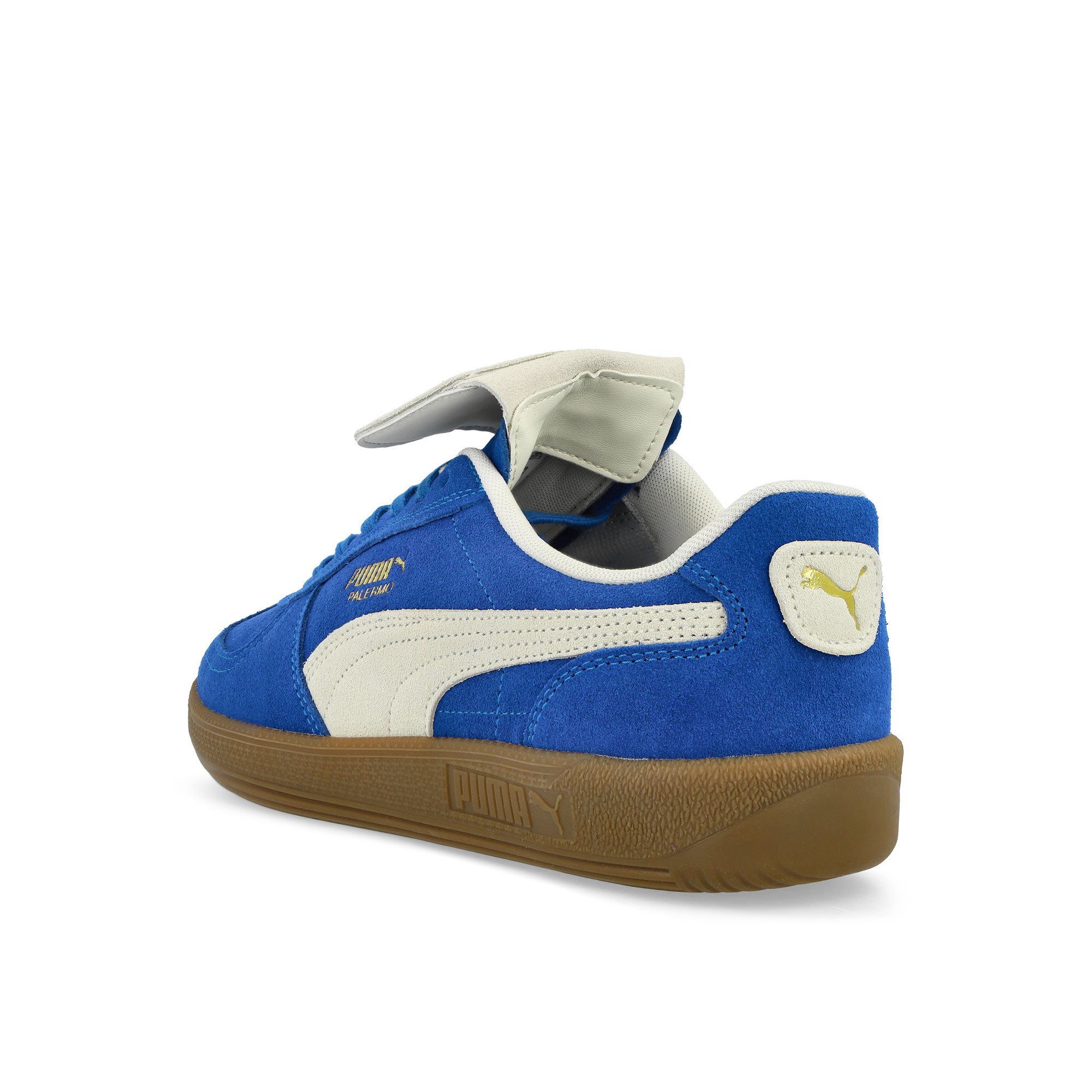 Puma Palermo Premium Suede Vivid Blue - Warm White Low Top Sneakers Material | Overkill