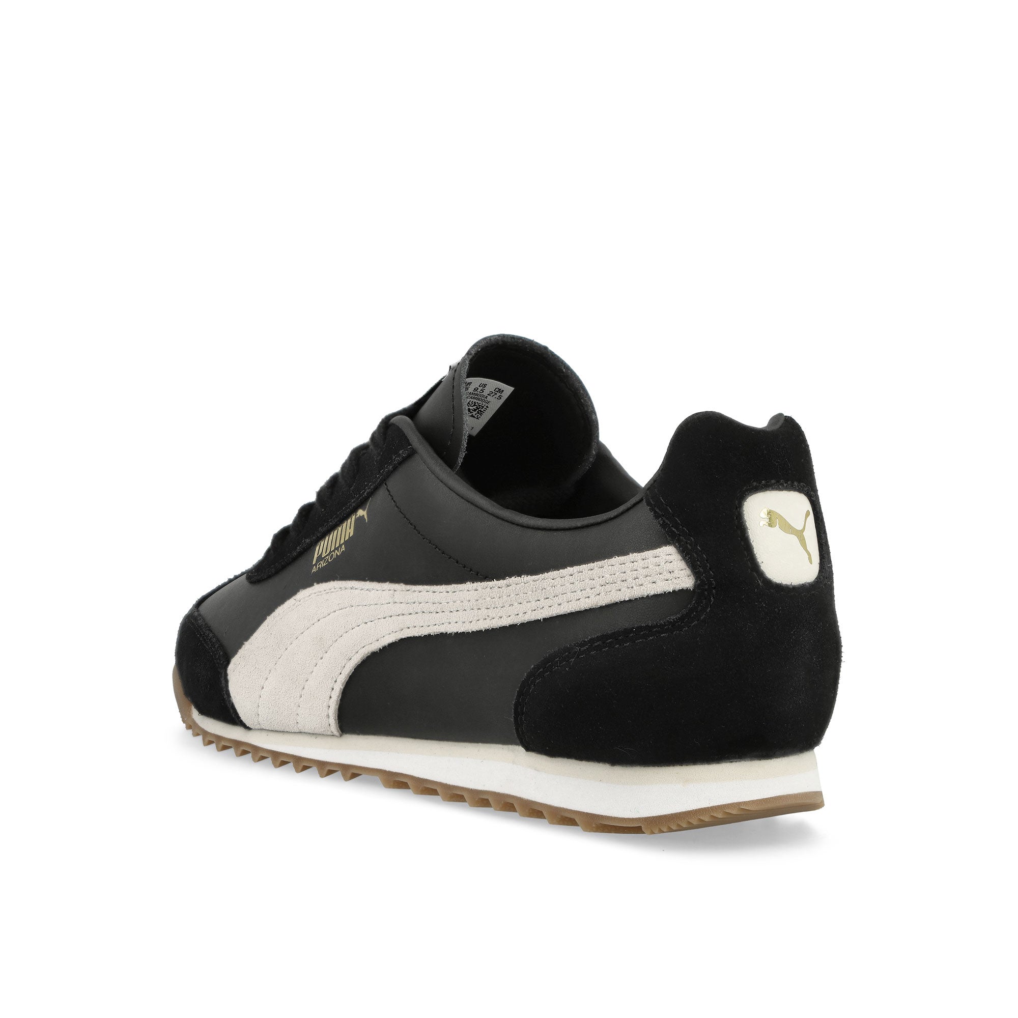 Puma Arizona Retro Puma Black - Warm White Low Top Sneakers Material | Overkill