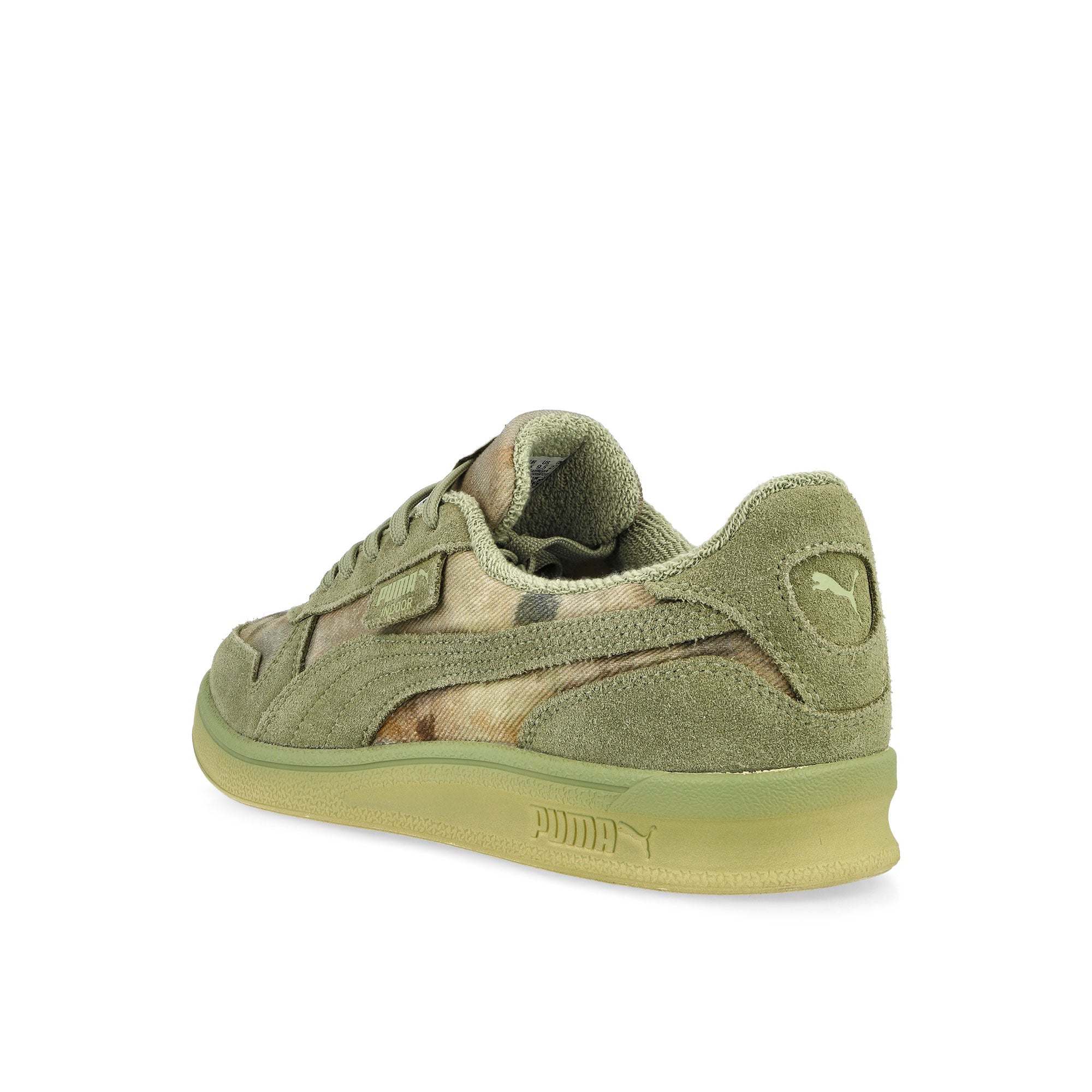 Puma Indoor Dstrsd Lux Army Low Top Sneakers Material | Overkill