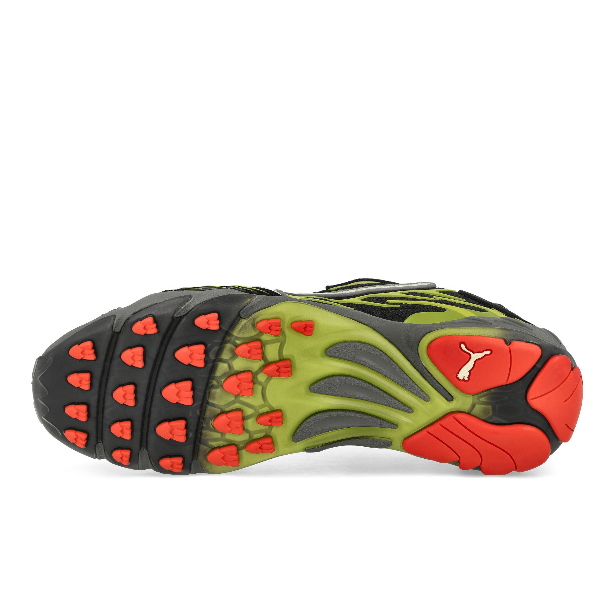 Puma Inhale Mesh Puma Black-Warm White-Lime Pow Low Top Sneakers Detail View 1 | Overkill