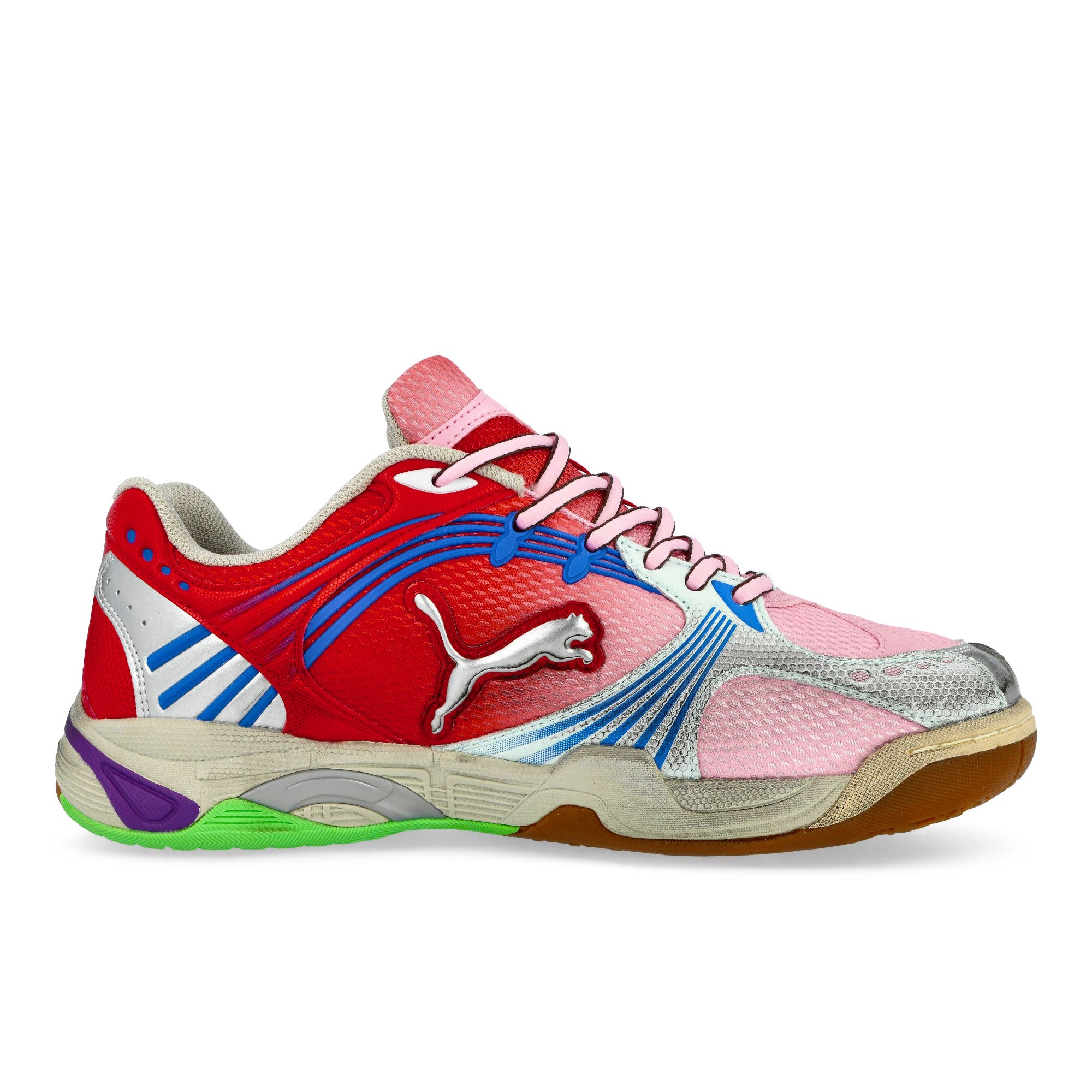 Puma Kessel Pro Pink Shimmer - For A.Time Red Low Top Sneakers 402964 06 Silhouette | Overkill