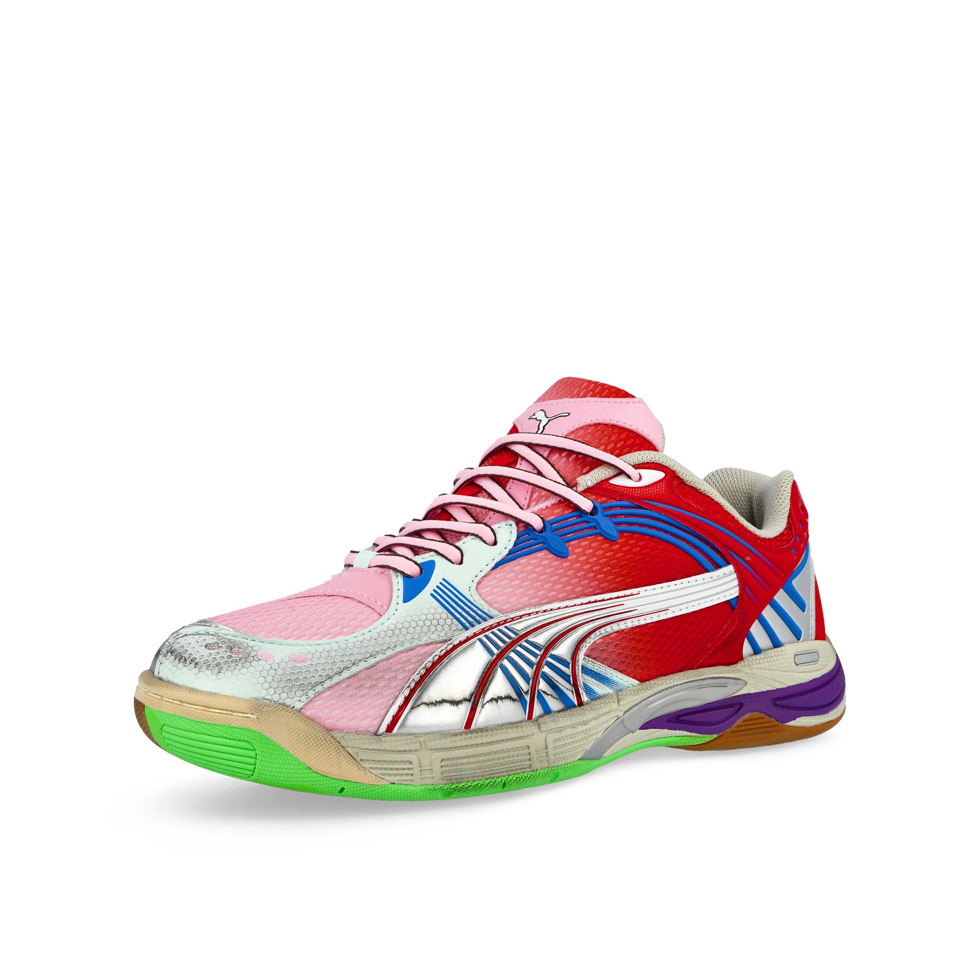 Puma Kessel Pro Pink Shimmer - For A.Time Red Low Top Sneakers 402964 06 Material | Overkill