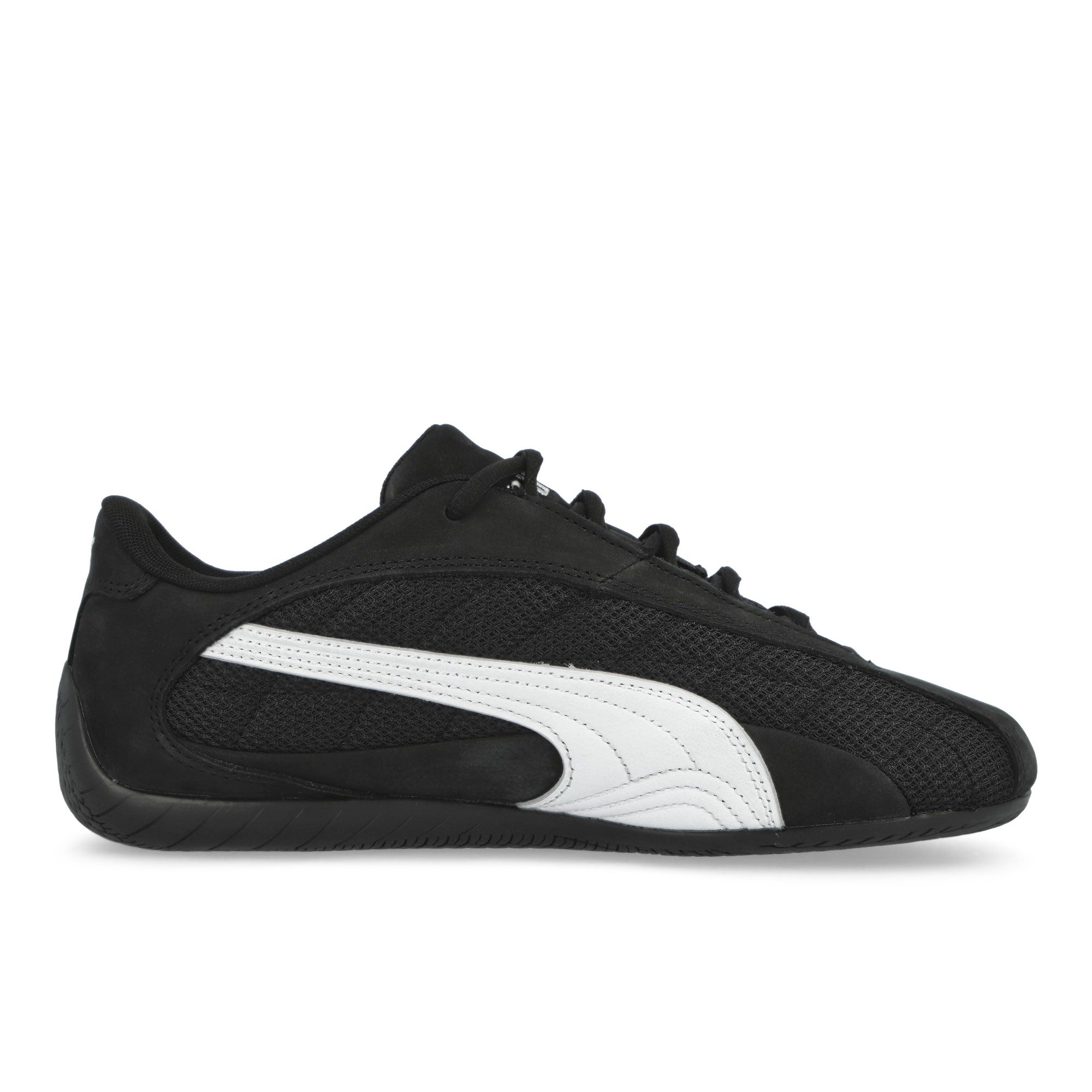 Puma Speedcat Plus Puma Black - Puma White Low Top Sneakers 402995 04 Silhouette | Overkill