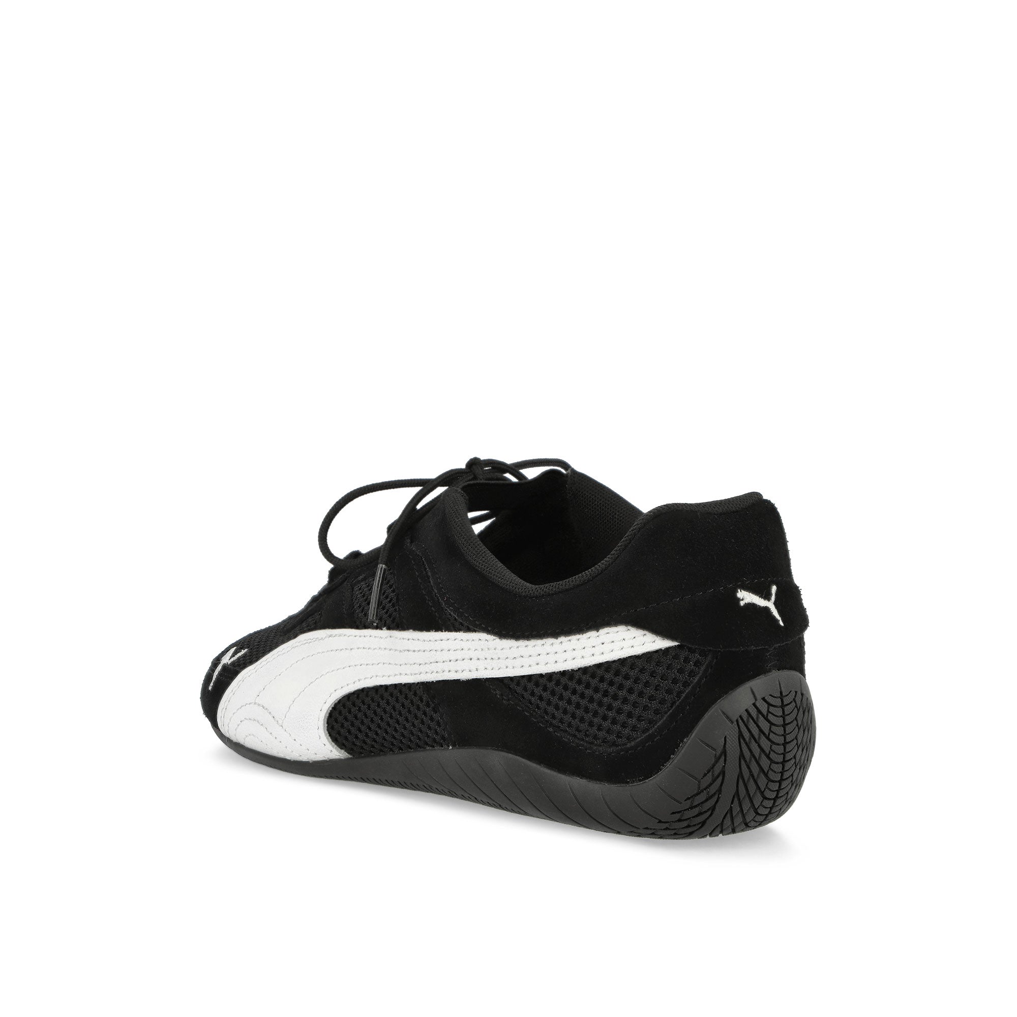 Puma Speedcat GO WNS PUMA Black-Puma White Low Top Sneakers Close Up | Overkill