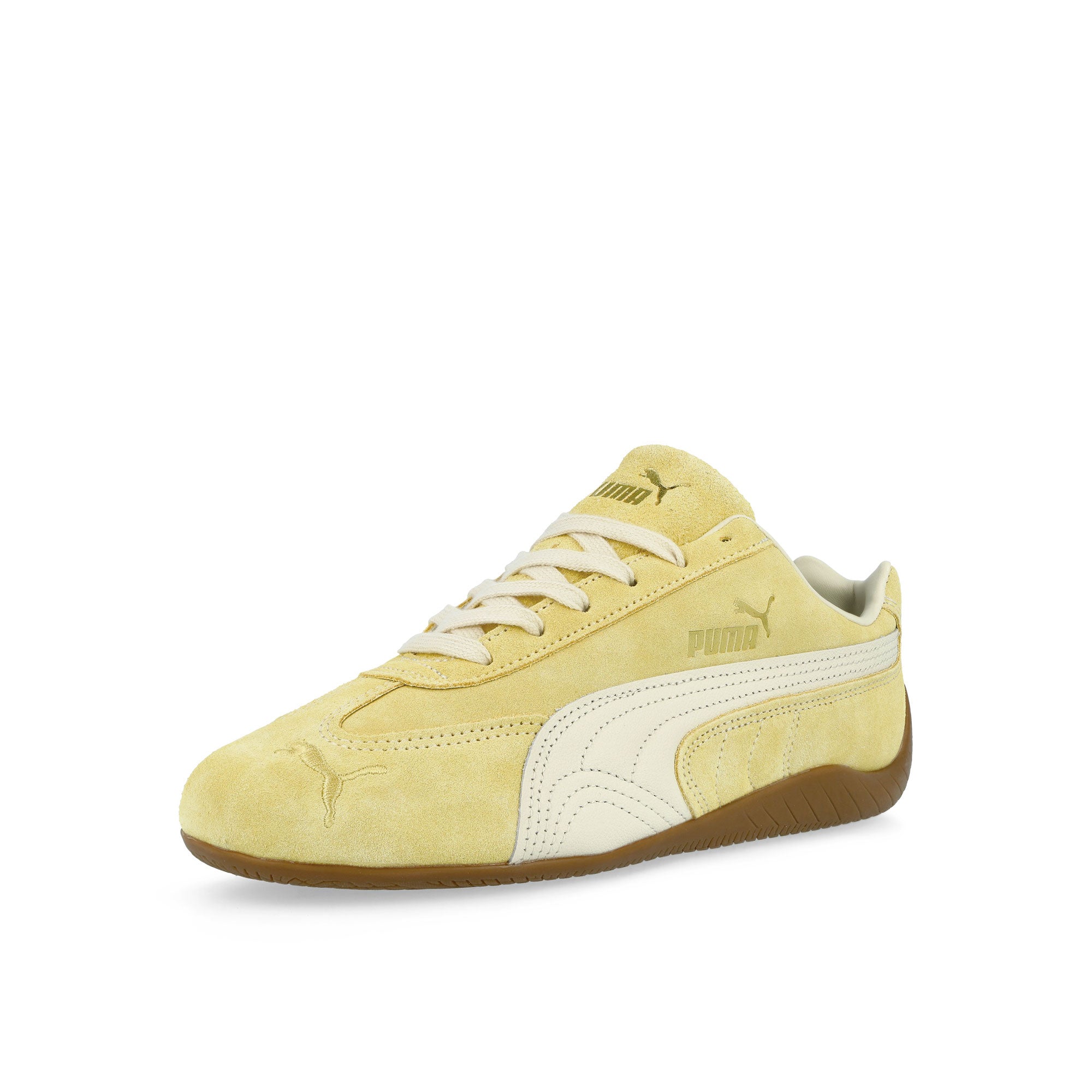 Puma Speedcat Faded Dizzling Yellow - Pale Lemon Low Top Sneakers 403688 07 Close-up | Overkill