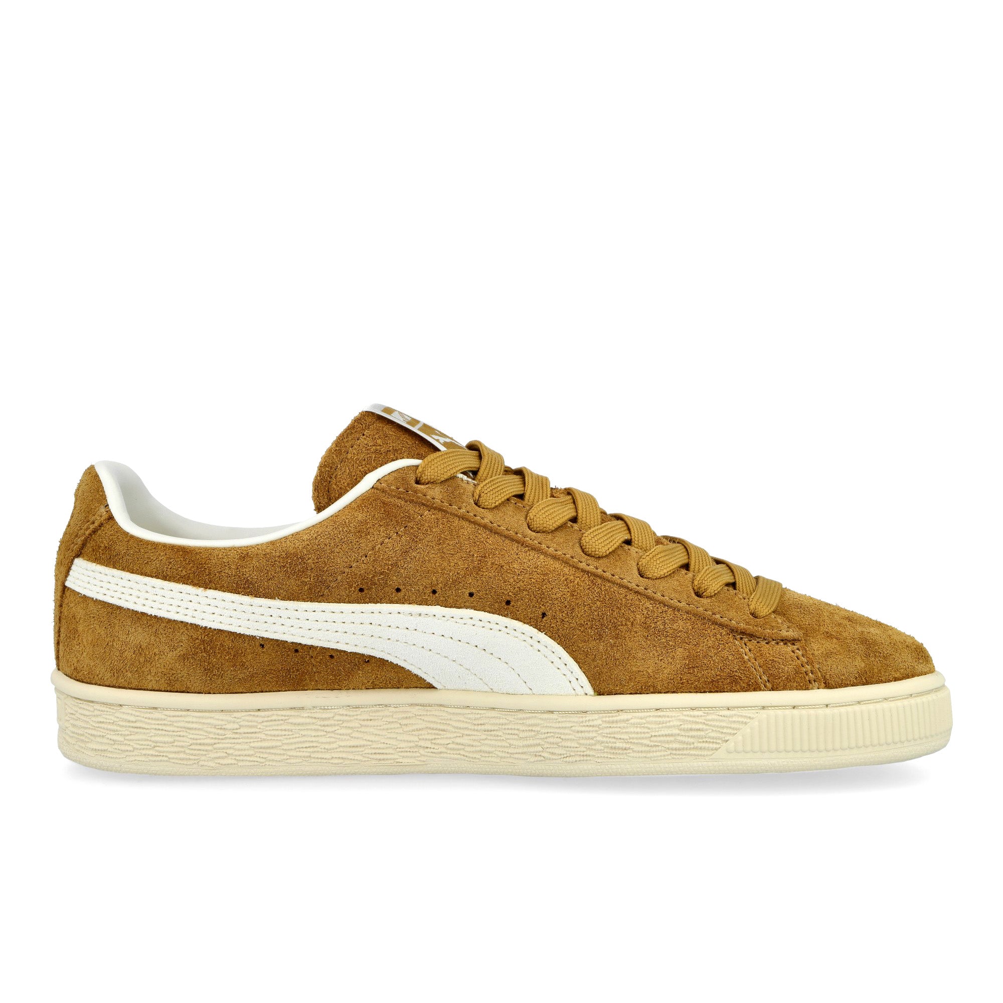Puma Suede Charles F. Stead V Honey Butter - Puma White Low Top Sneakers 403767 03 Silhouette | Overkill