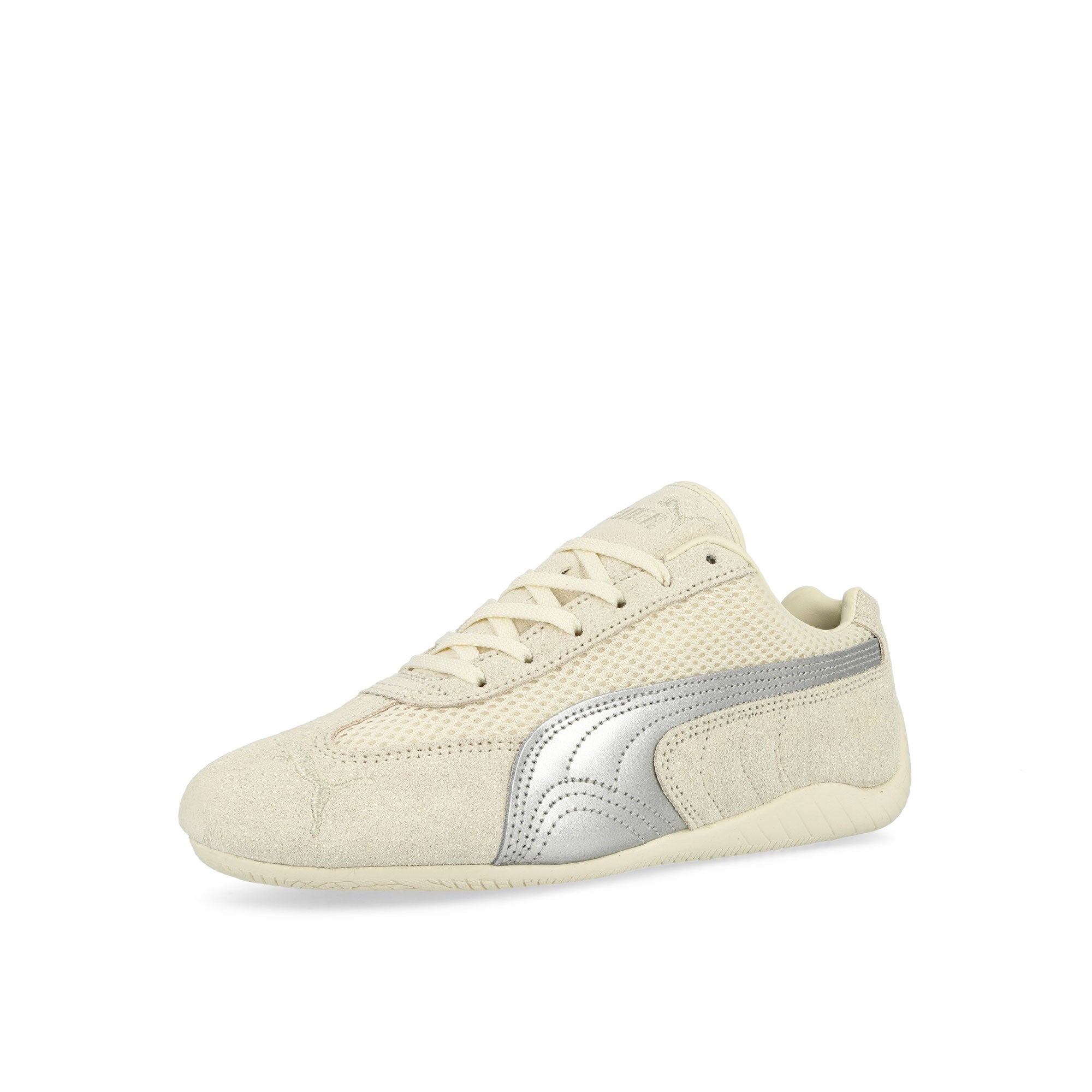 Puma Speedcat Premium Frosted Ivory - Matte Silver Low Top Sneakers Detailfoto | Overkill