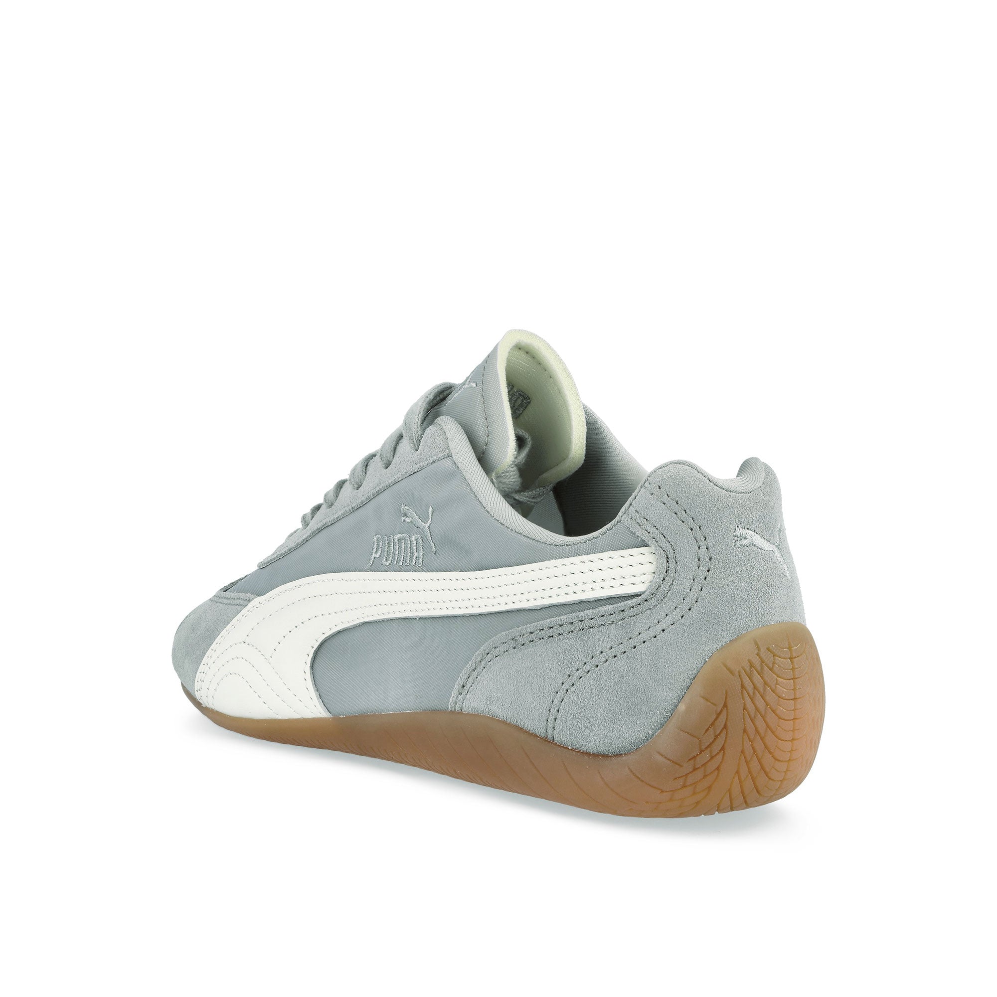 Puma Speedcat Nylon Gray Echo - PUMA White Low Top Sneakers 405323 02 Material | Overkill