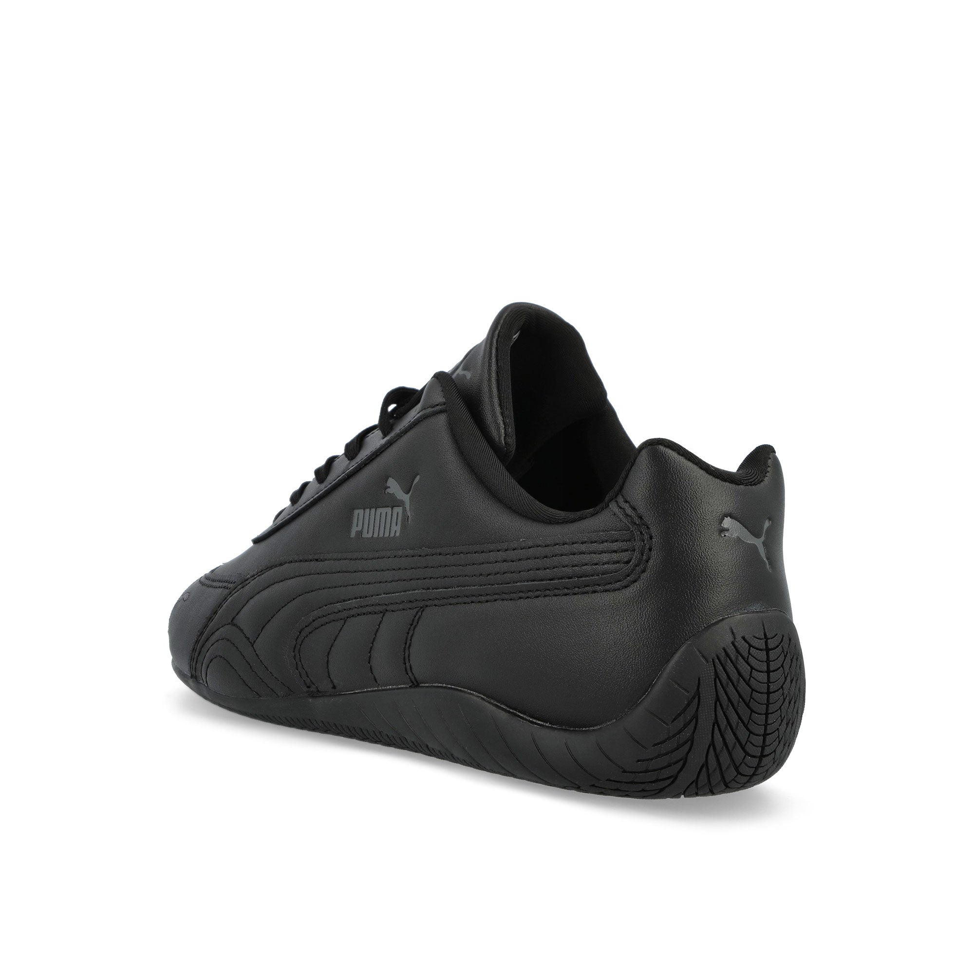 Puma Speedcat Full Leather Puma Black - Shadow Gray Low Top Sneakers 405449 01 Material | Overkill
