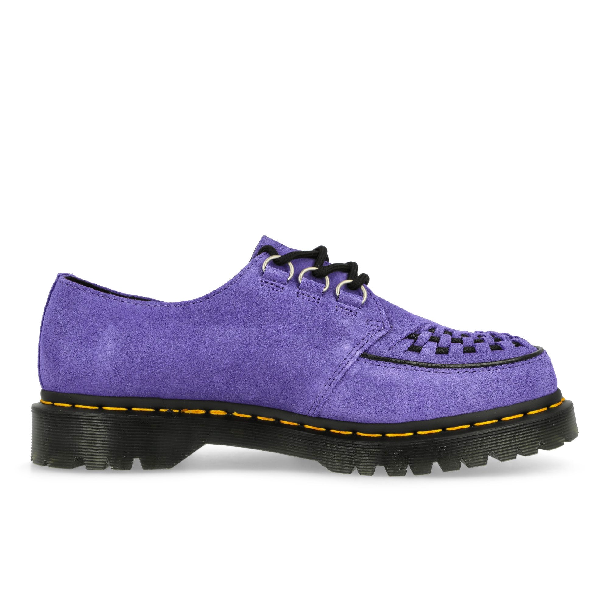 Dr. Martens Ramsey EH Suede Twilight Purple Loafers & Lace ups Silhouette | Overkill