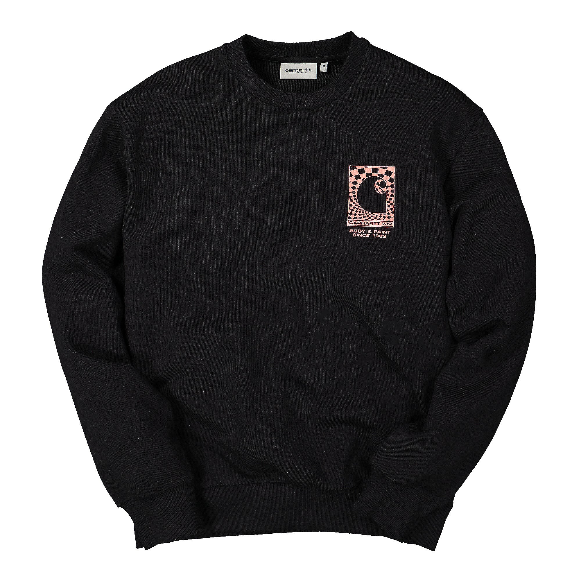 Carhartt WIP Body & Paint Sweat Black / Red Sweatshirts I026348.89.90.03 | Overkill
