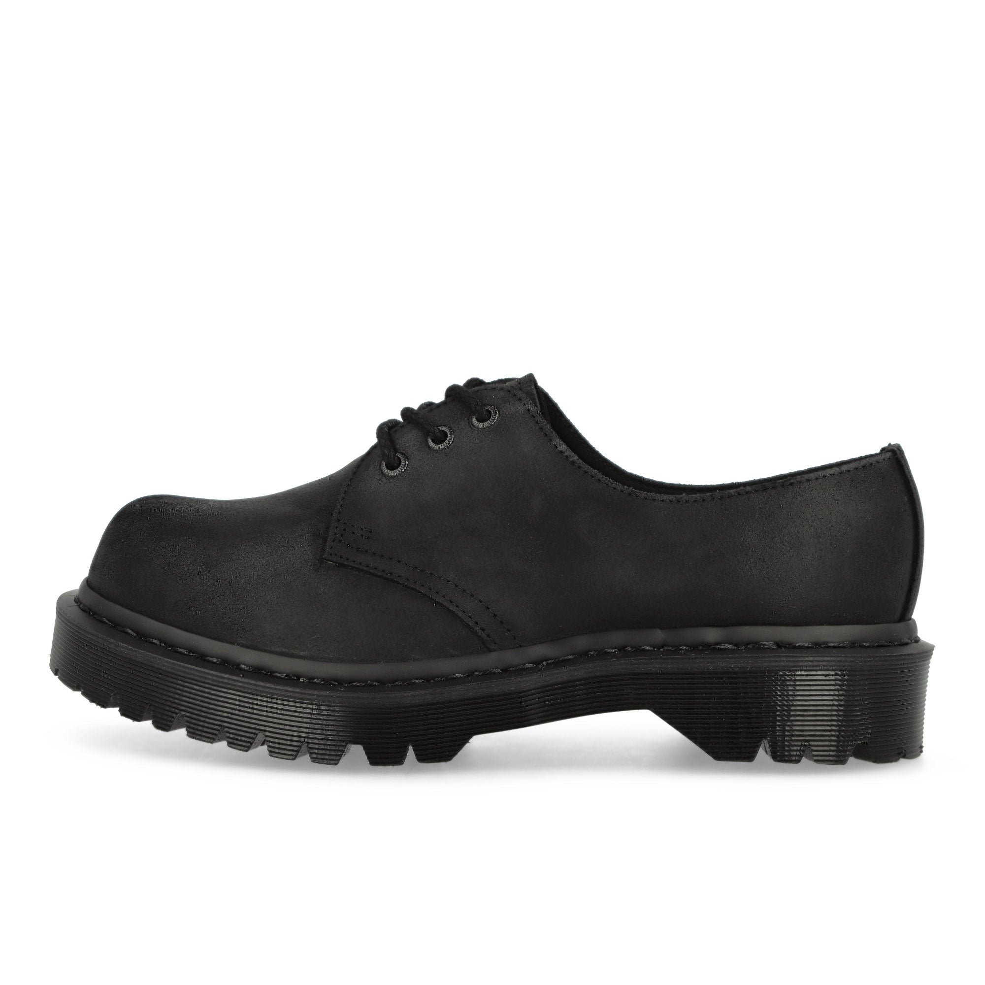Dr. Martens 1461 Wax Commander Black Loafers & Lace ups 40615001 | Overkill