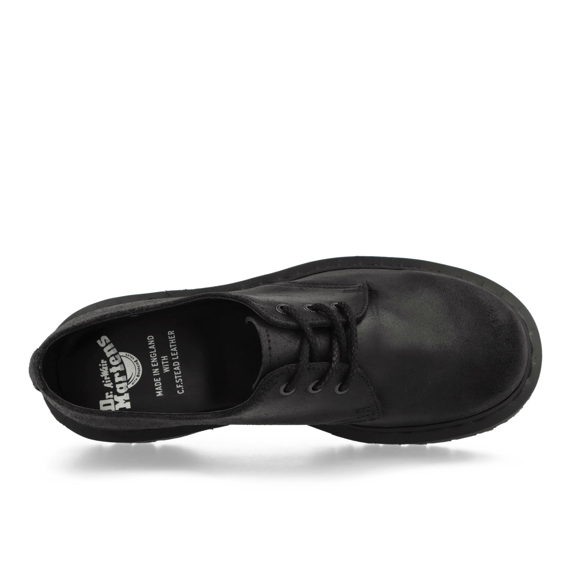 Dr. Martens 1461 Wax Commander Black Loafers & Lace ups Detailfoto | Overkill