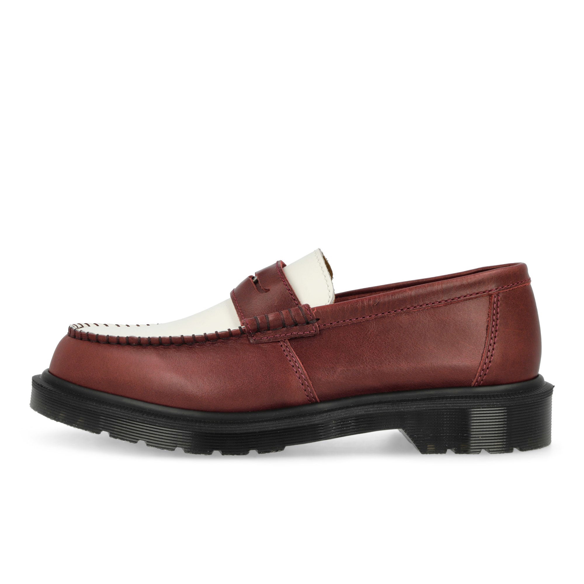 Dr. Martens Penton Burgundy / White Loafers & Lace ups 40635600 | Overkill