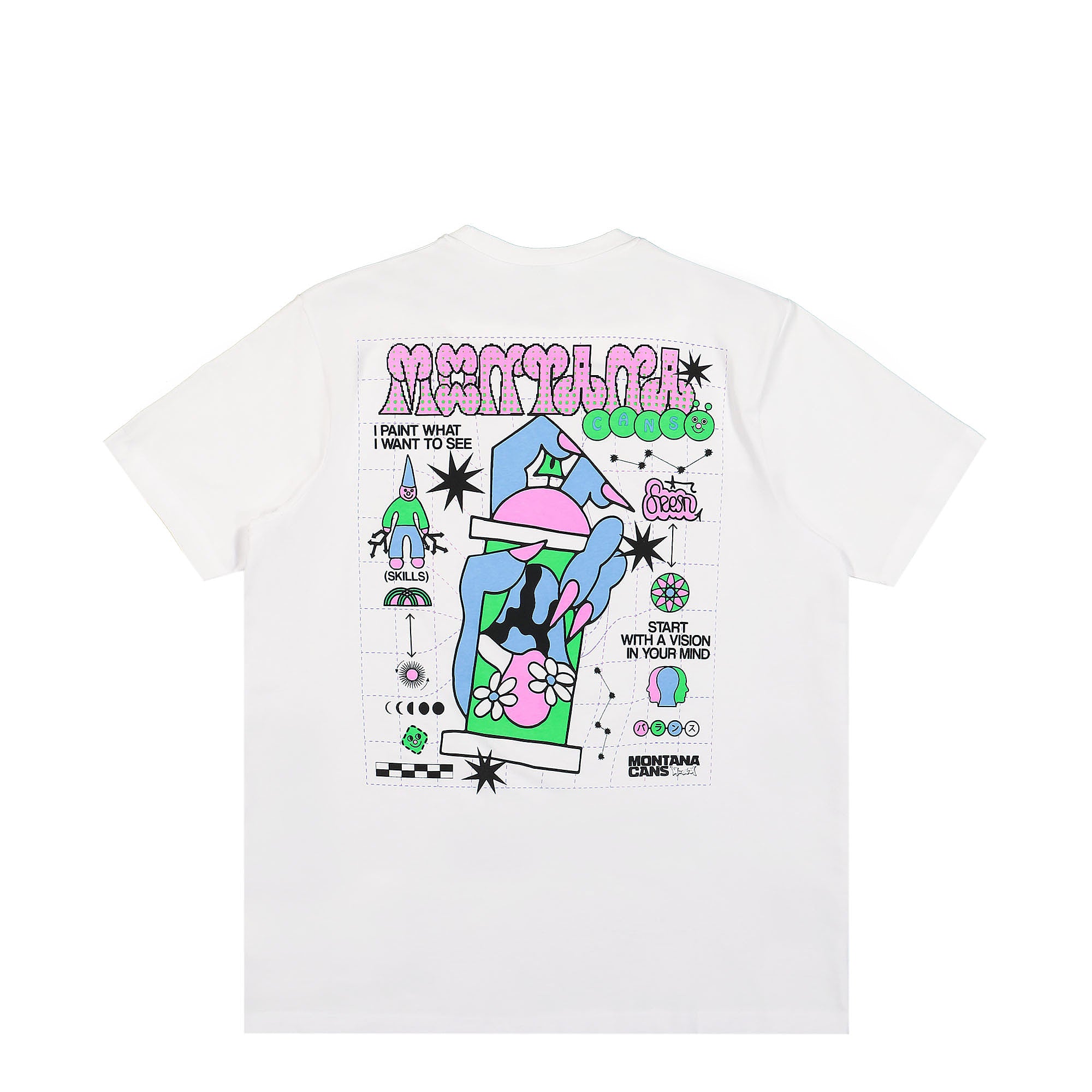 Montana I Paint What I Want To See T-Shirt White T-Shirts Material | Overkill