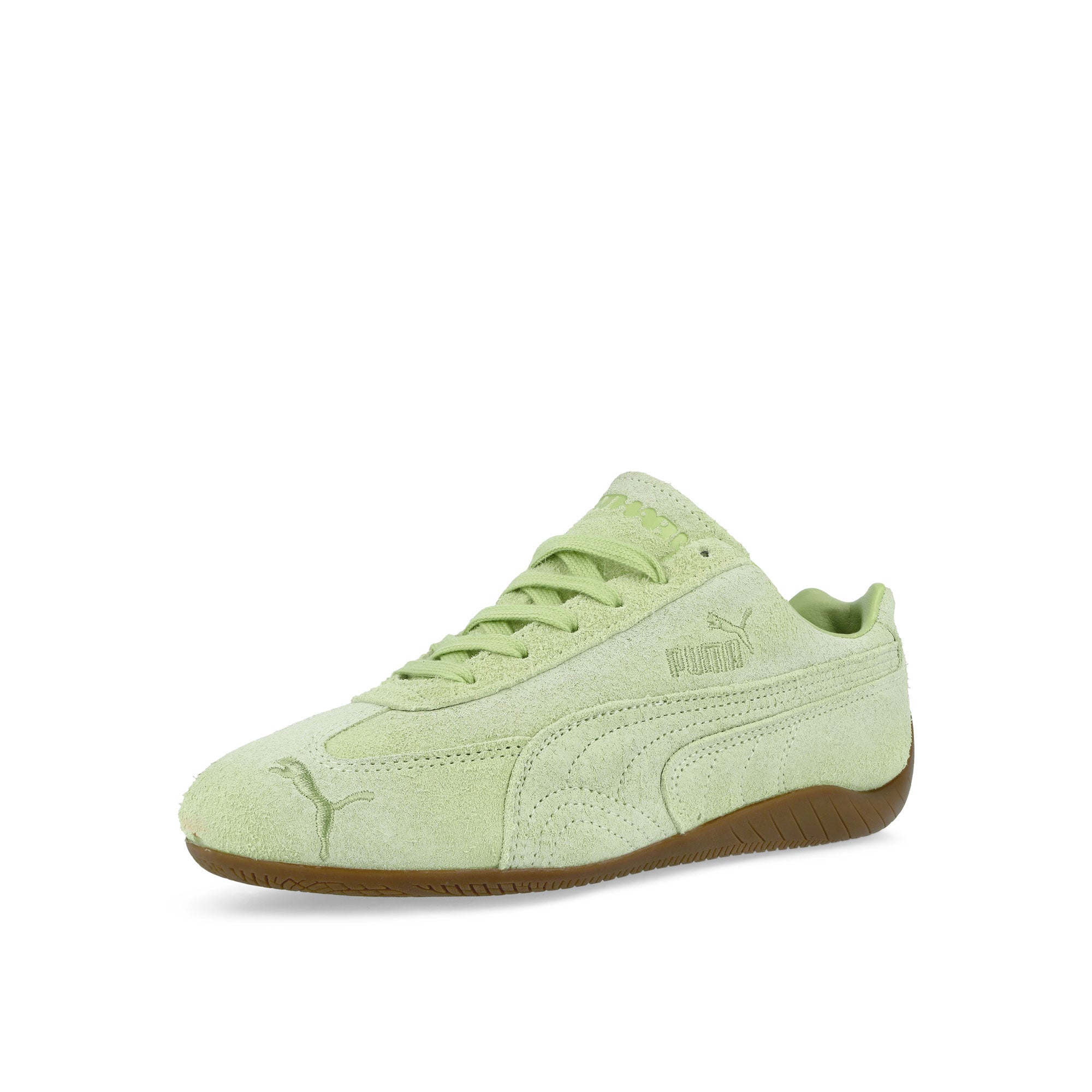 Danielle Cathari x Puma Speedcat Wsh Pistachio Green Low Top Sneakers 406652 02 Close-up | Overkill