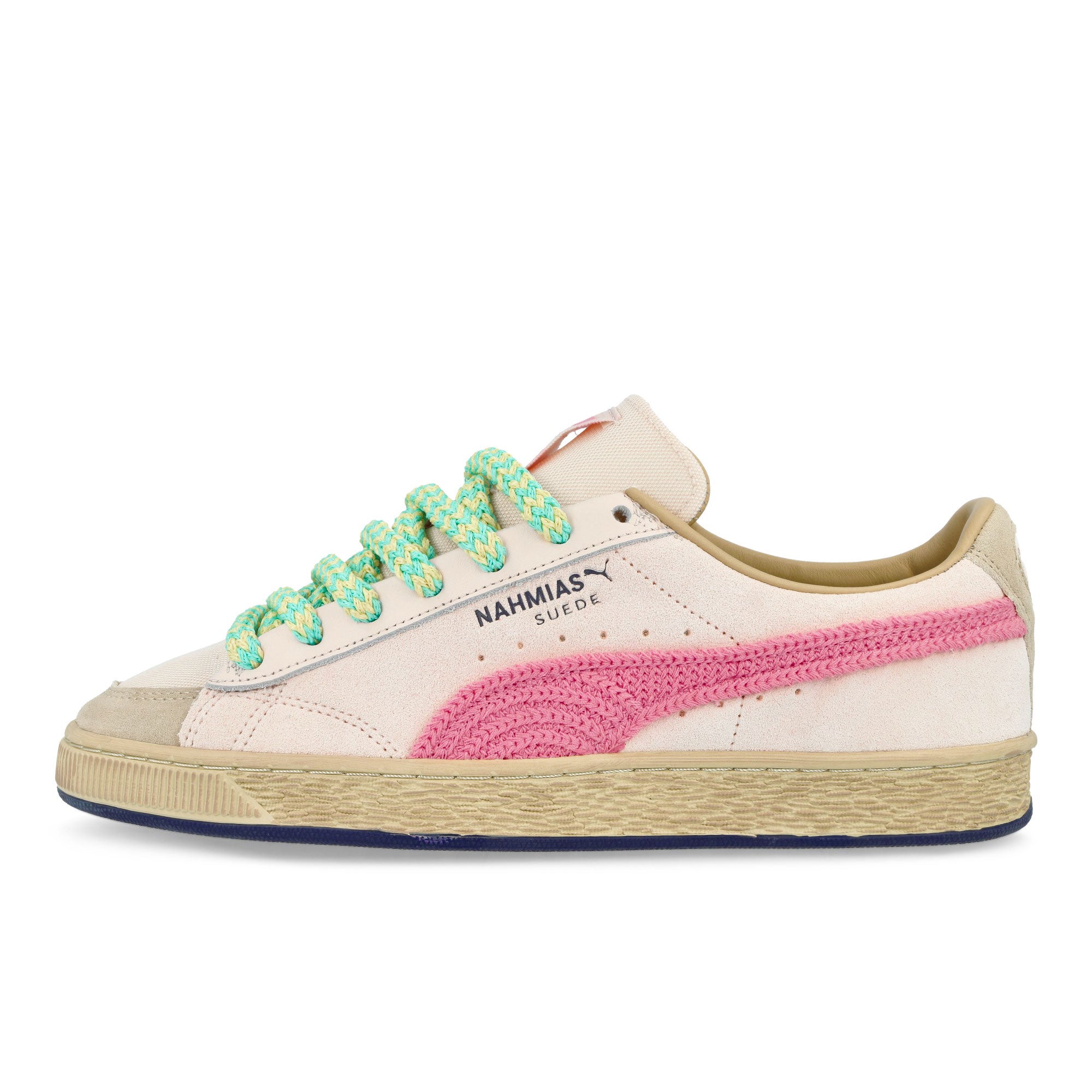 Nahmias x Puma Puma Suede Crochet Jasmine Flower - Pink Pixel - Canvas Low Top Sneakers 407027 01 | Overkill