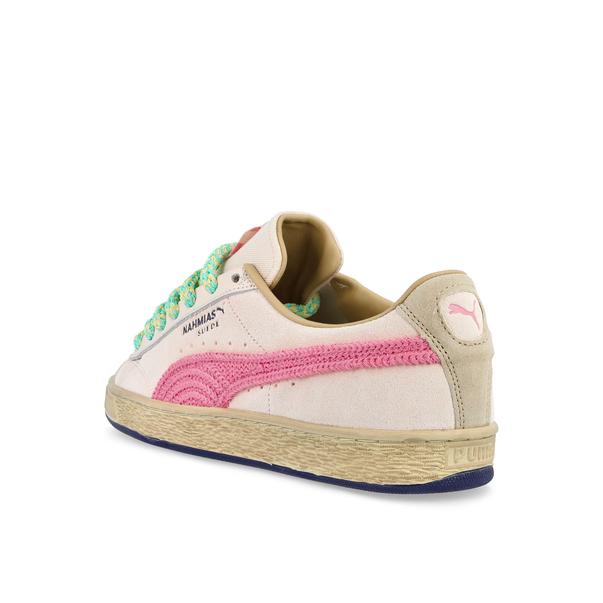 Nahmias x Puma Suede Crochet Jasmine Flower - Pink Pixel - Canvas Sneaker 407027 01 Material | Overkill