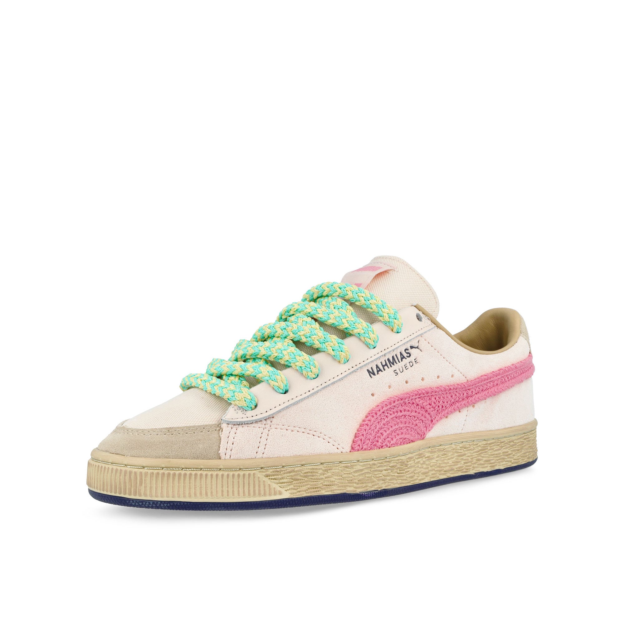 Nahmias x Puma Puma Suede Crochet Jasmine Flower - Pink Pixel - Canvas Low Top Sneakers 407027 01 Detailfoto | Overkill