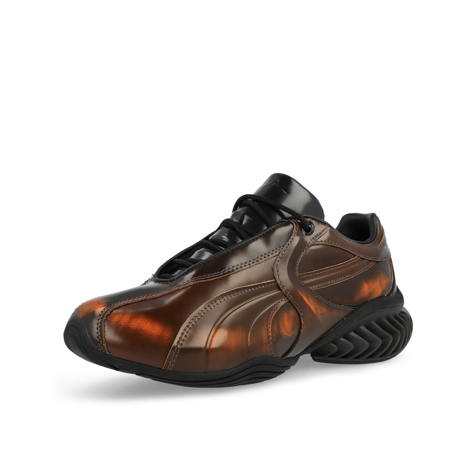 J.L-A.L x Puma Cell Geo 1 Umbre Cocoa Bean - Puma Black Low Top Sneakers 408755 01 Close-up | Overkill