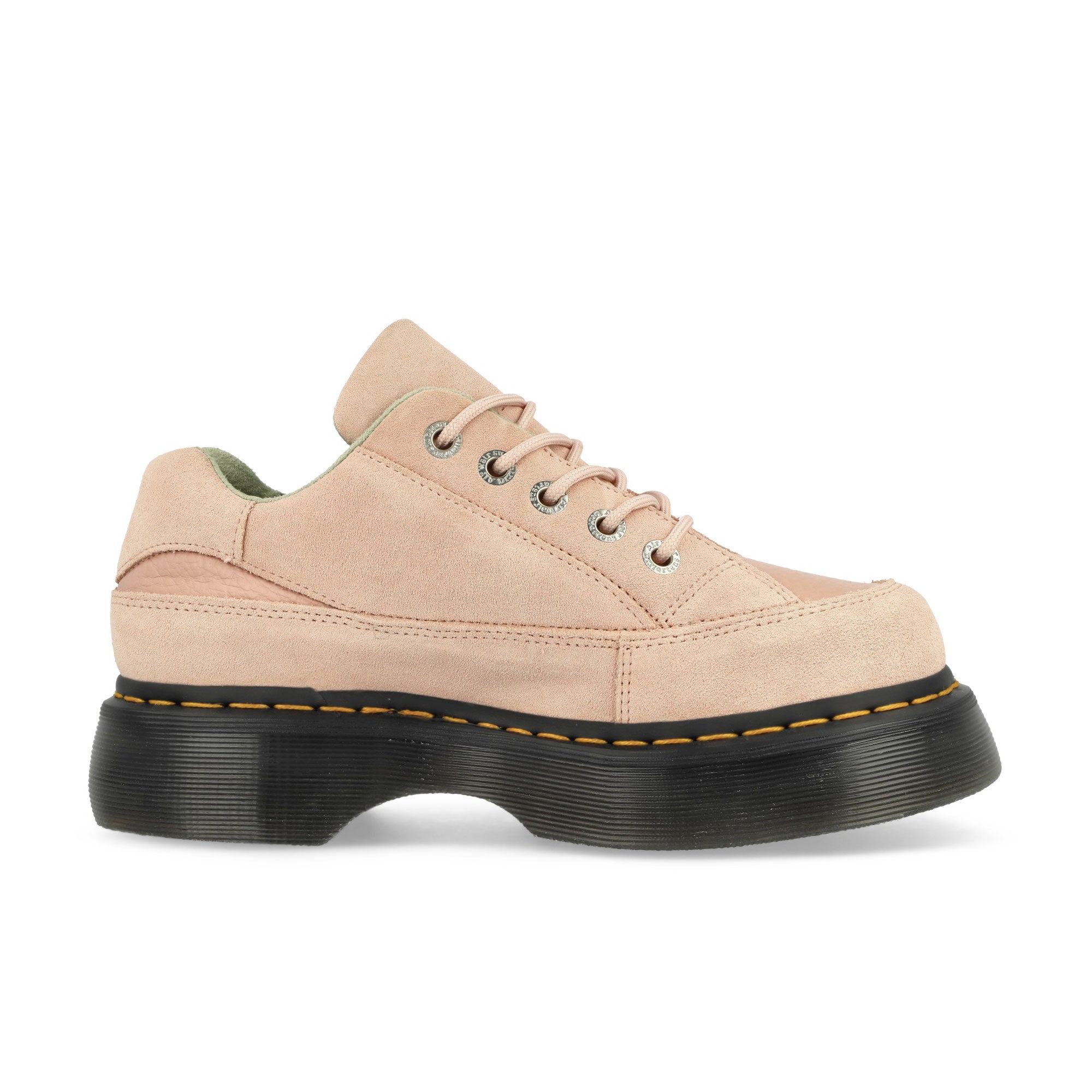 Dr. Martens Buzz 5i Suede Powder Pink Loafers & Lace ups Silhouette | Overkill