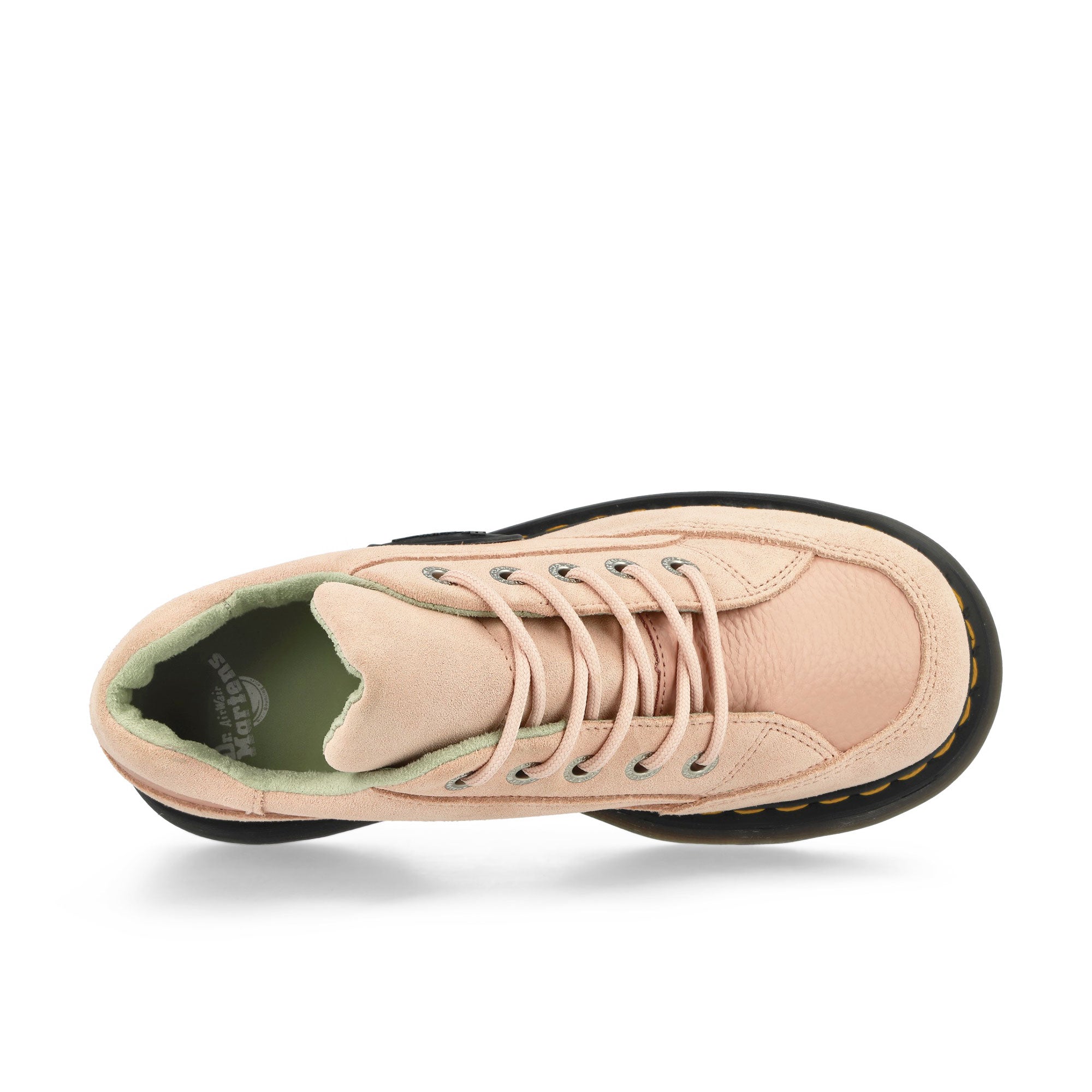 Dr. Martens Buzz 5i Suede Powder Pink Loafers & Lace ups Detail View 1 | Overkill