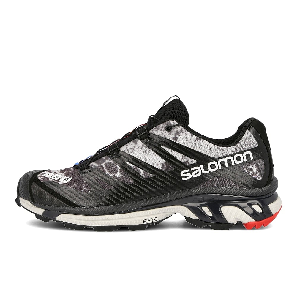 Salomon xt-4 advanced Black-White-High Risk Red Sneakers 410870 | Overkill