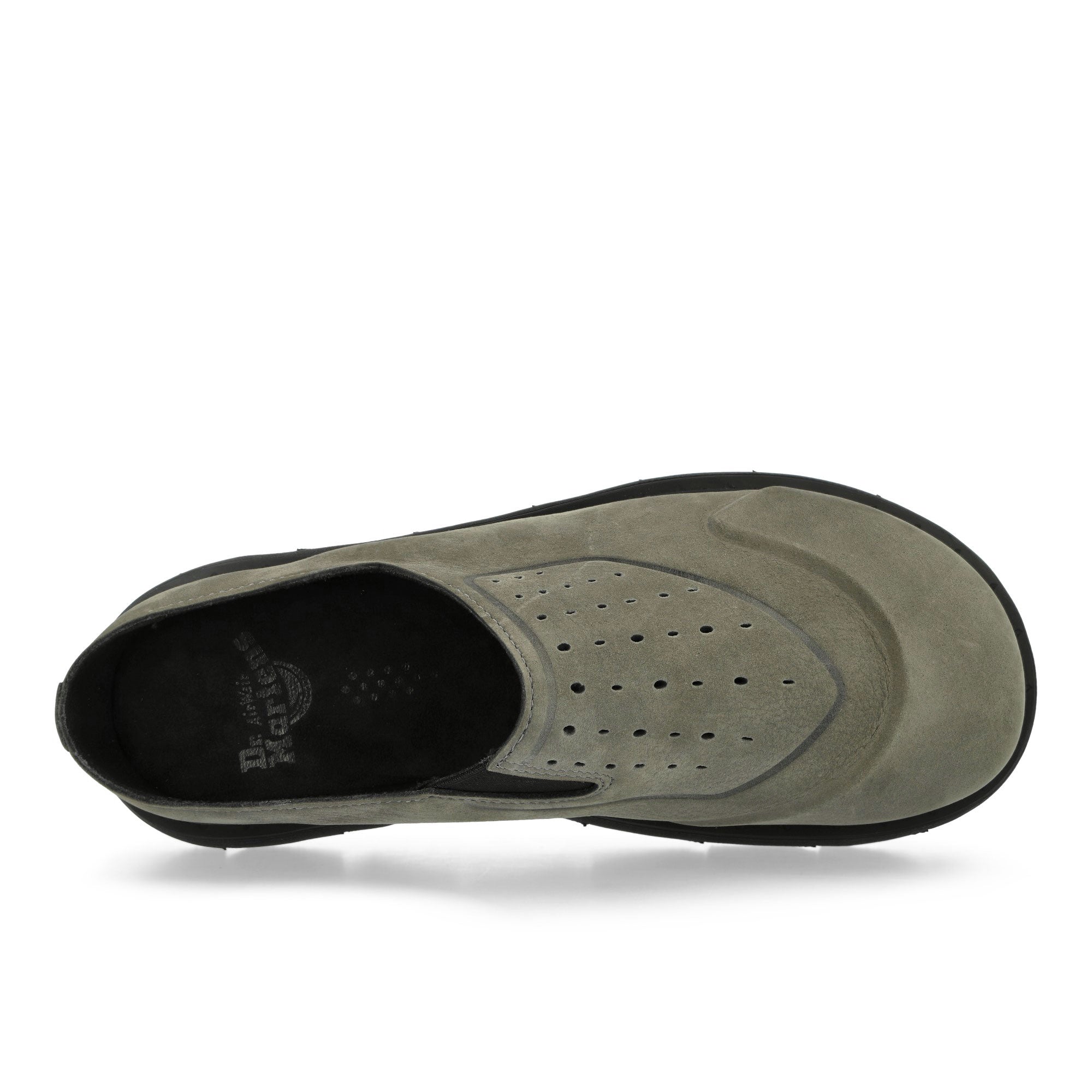 Dr. Martens Vent Xx02 Mule Dark Grey / Milled Nubuk Slides, Sandals & Slippers Detail View 1 | Overkill