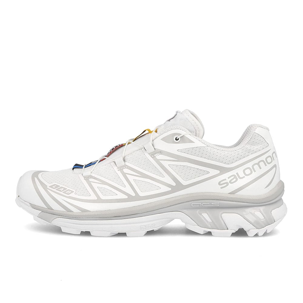 Salomon XT-6 ADV White / White / Lunar Rock Low Top Sneakers 412529 | Overkill