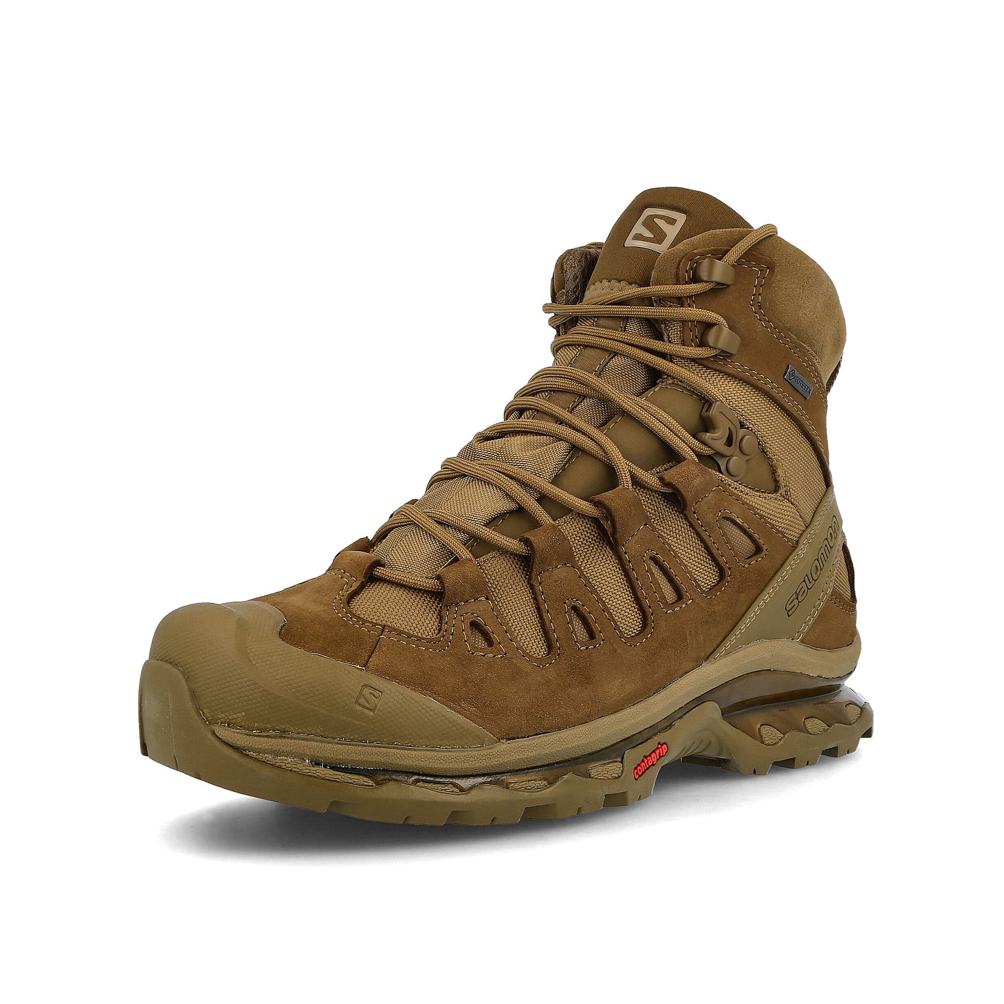 Salomon quest 4d gtx advanced Kangaroo-Kangaroo-Chinchilla Sneakers Close Up | Overkill