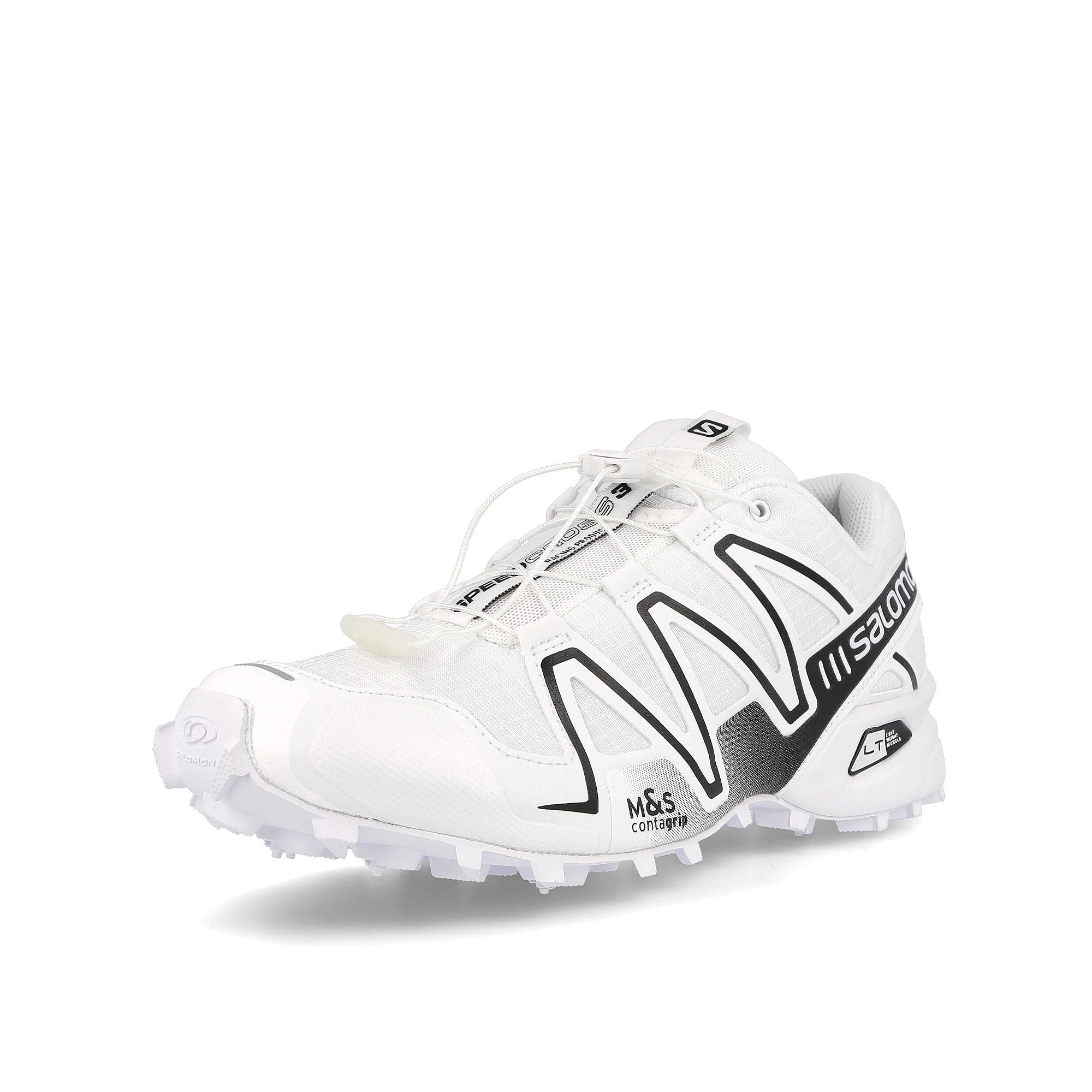 Salomon speedcross 3 White-White-Alloy Sneakers Close Up | Overkill