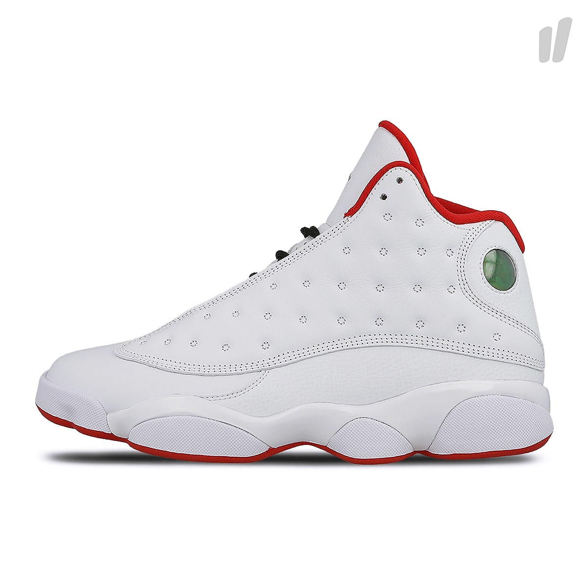 Jordan Air Jordan 13 Retro White-Metallic Silver - University Red Mid Top Sneakers 414571 103 | Overkill