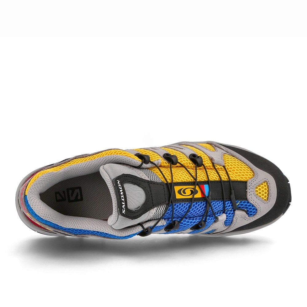 Salomon xa pro 1 advanced Sulphur-Indigo Bunting-Goji Berry Sneakers Detailfoto | Overkill