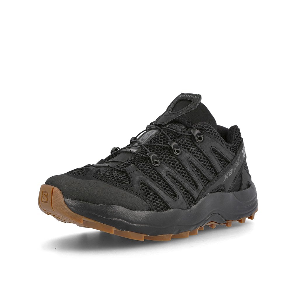 Salomon xa pro 1 advanced Black-Black-Magnet Sneakers Close Up | Overkill
