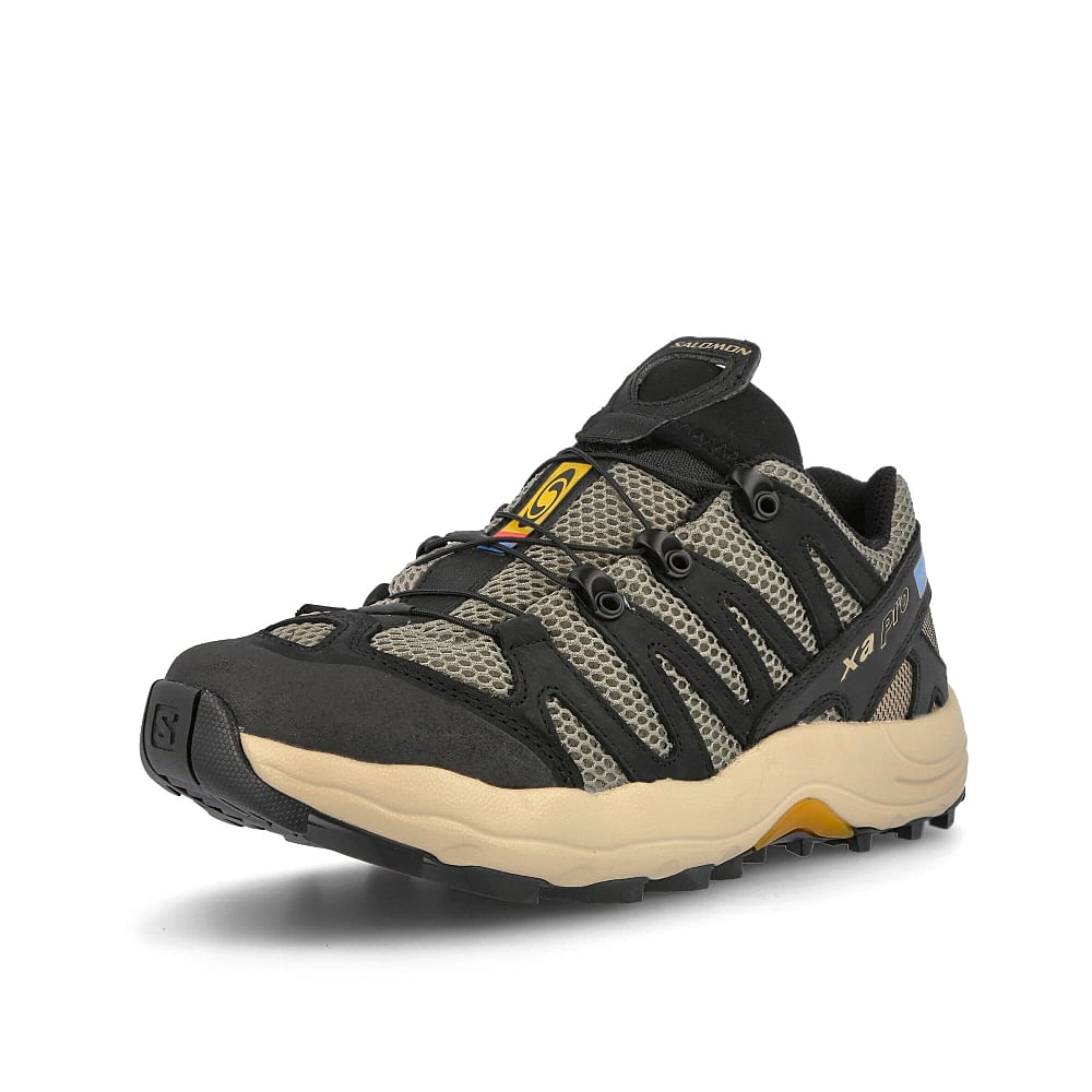 Salomon xa pro 1 advanced Vetiver-Black-Safari Sneakers Close Up | Overkill