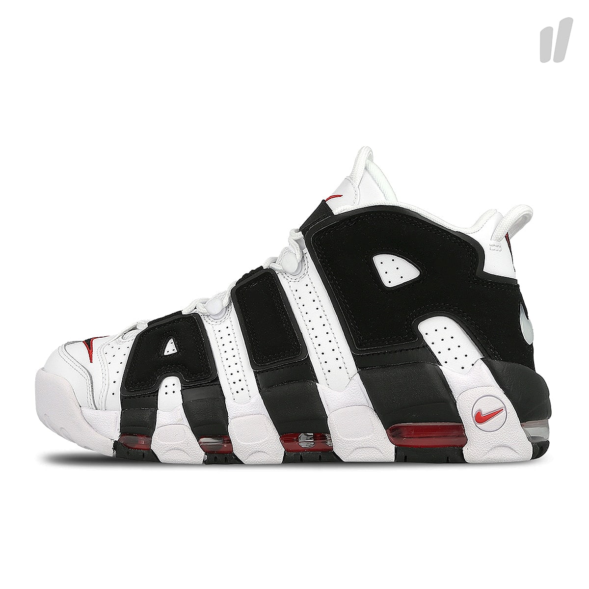 Nike air more uptempo White-Black - University Red Sneakers 414962 105 | Overkill
