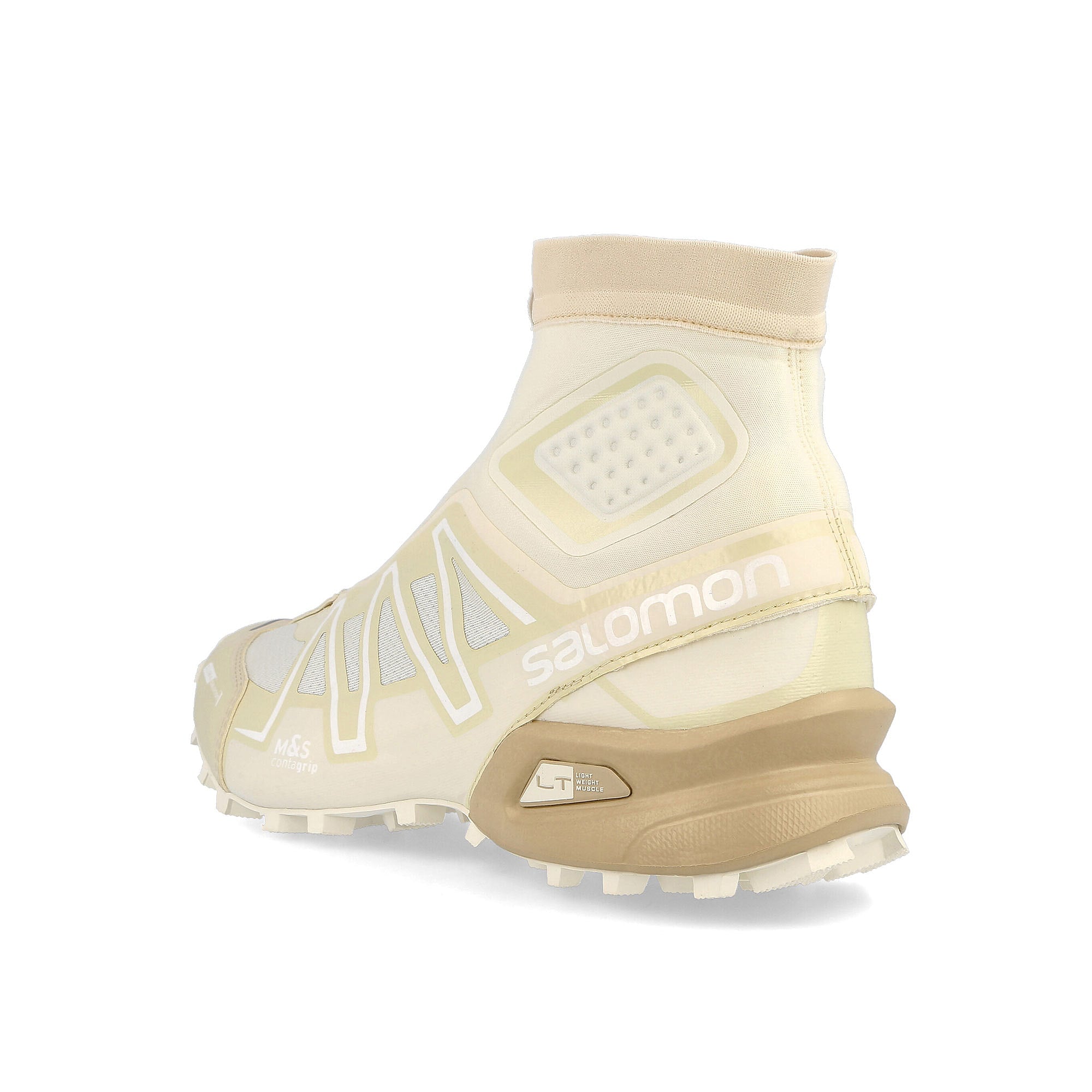 Salomon snowcross advanced Vanilla Ice / Bleached Sand / Safari ) Close-up | Overkill