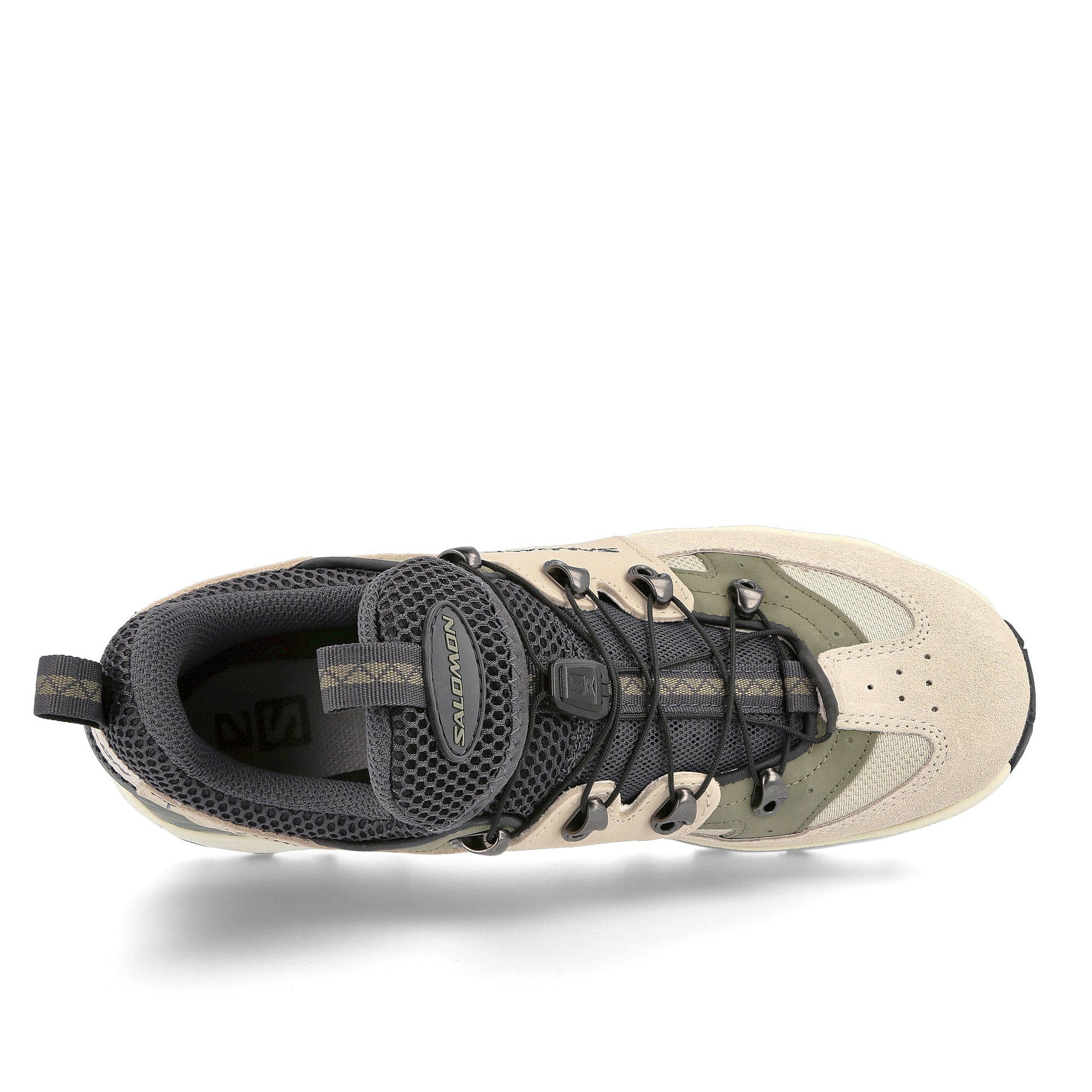 Salomon raid wind advanced Ebony-Rainy Deep-Deep Lichem Green Sneakers Detailfoto | Overkill
