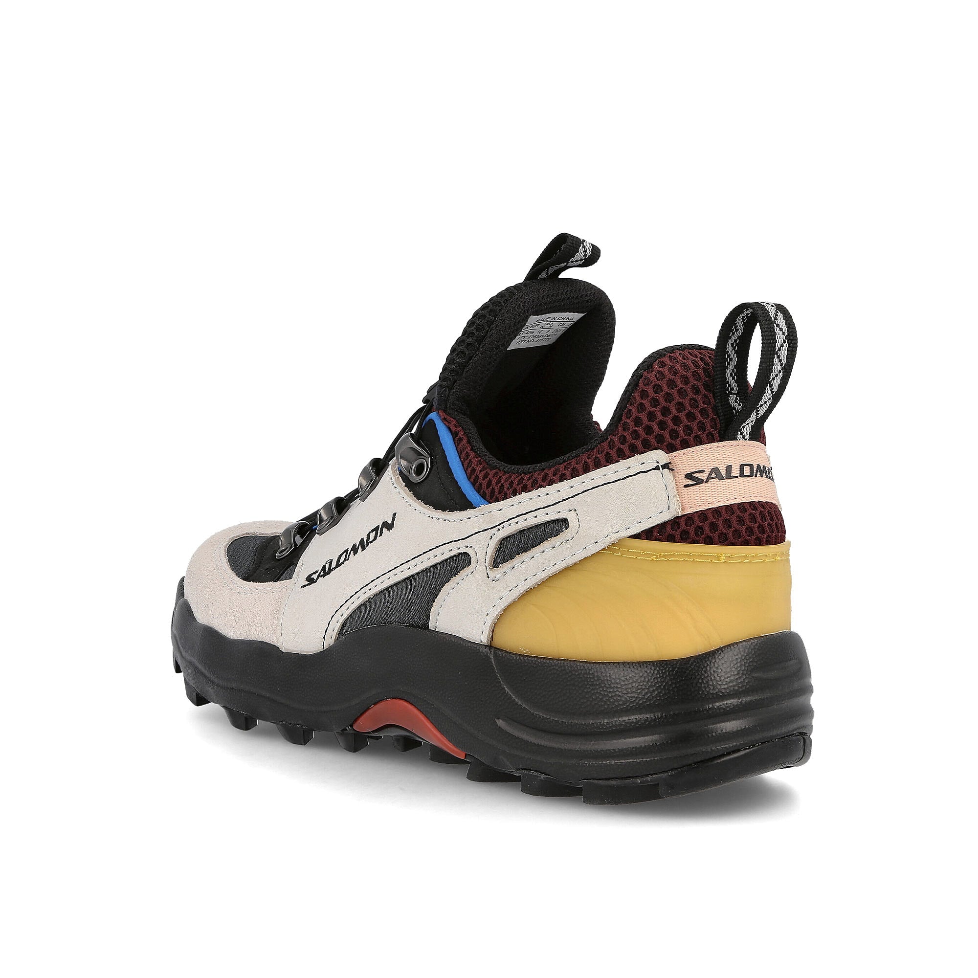 Salomon raid wind advanced Lunar Rock-Wine Tasting-Blue Aster Sneakers Material | Overkill