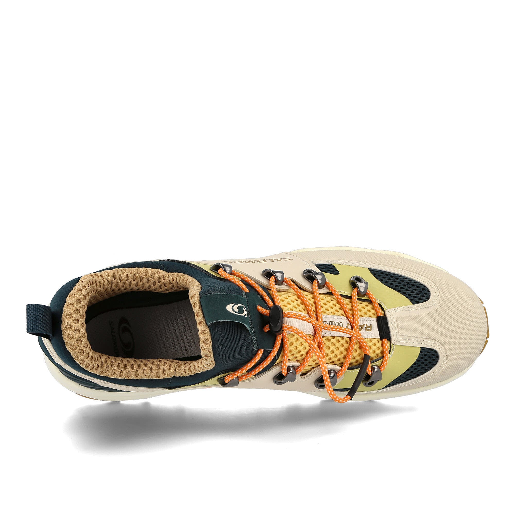 Salomon raid wind Ponderosa Pina-Rainy Day-Vibrant Orange Sneakers Detailfoto | Overkill