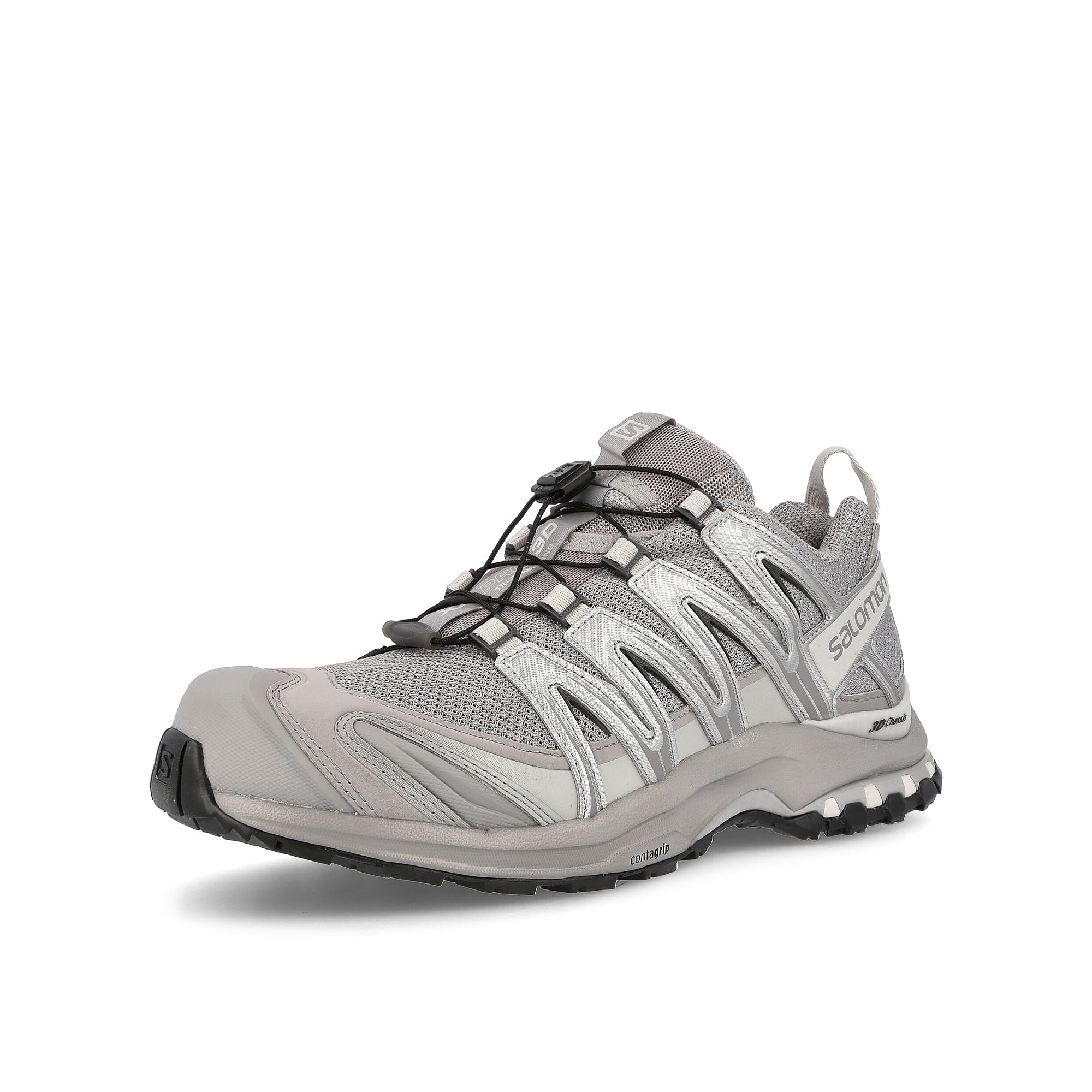 Salomon XA-Pro 3D Alloy / Silver / Lunar Rock Low Top Sneakers Close Up | Overkill